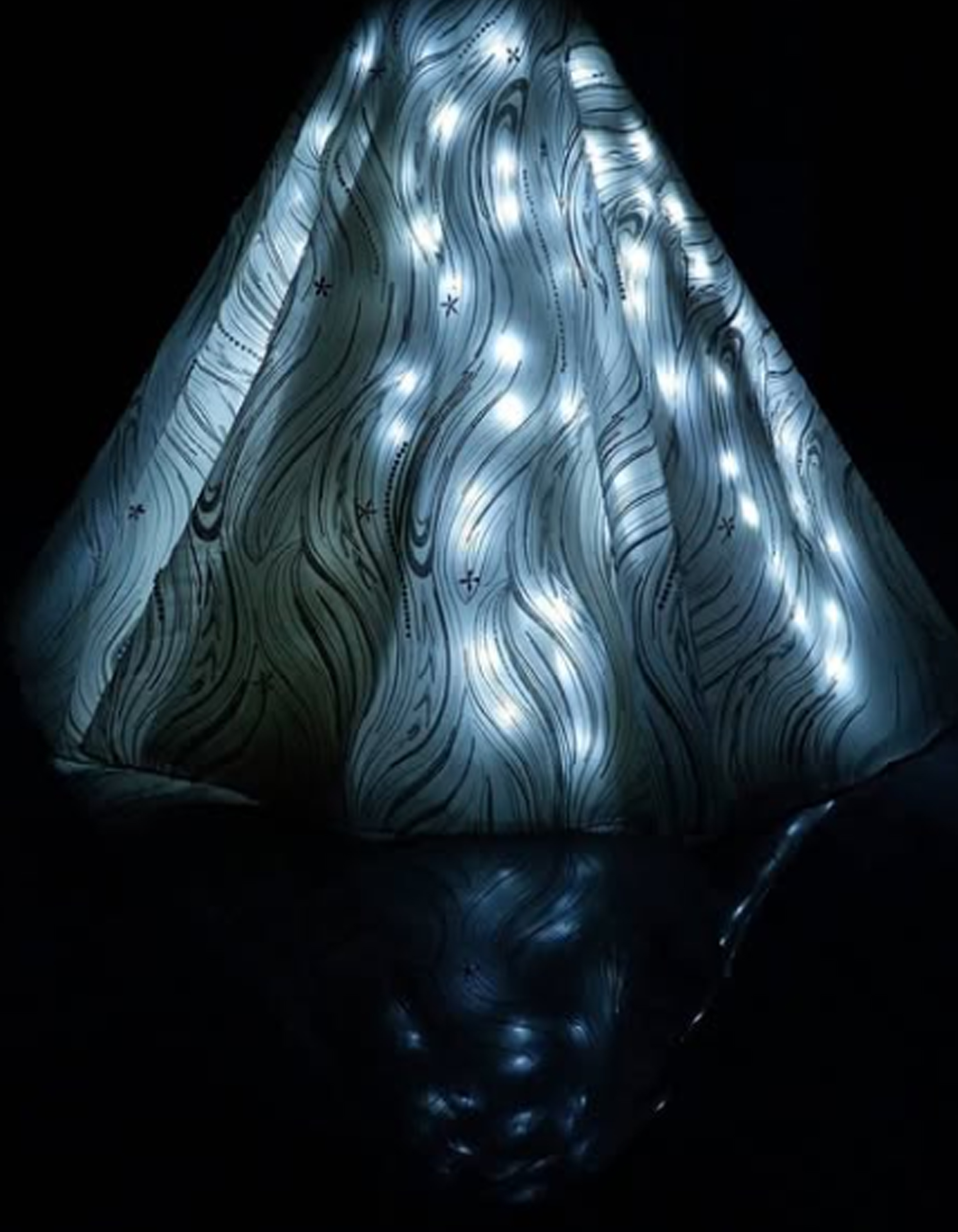 WC022 - Nova Lumière: Glow in The Dark Gown