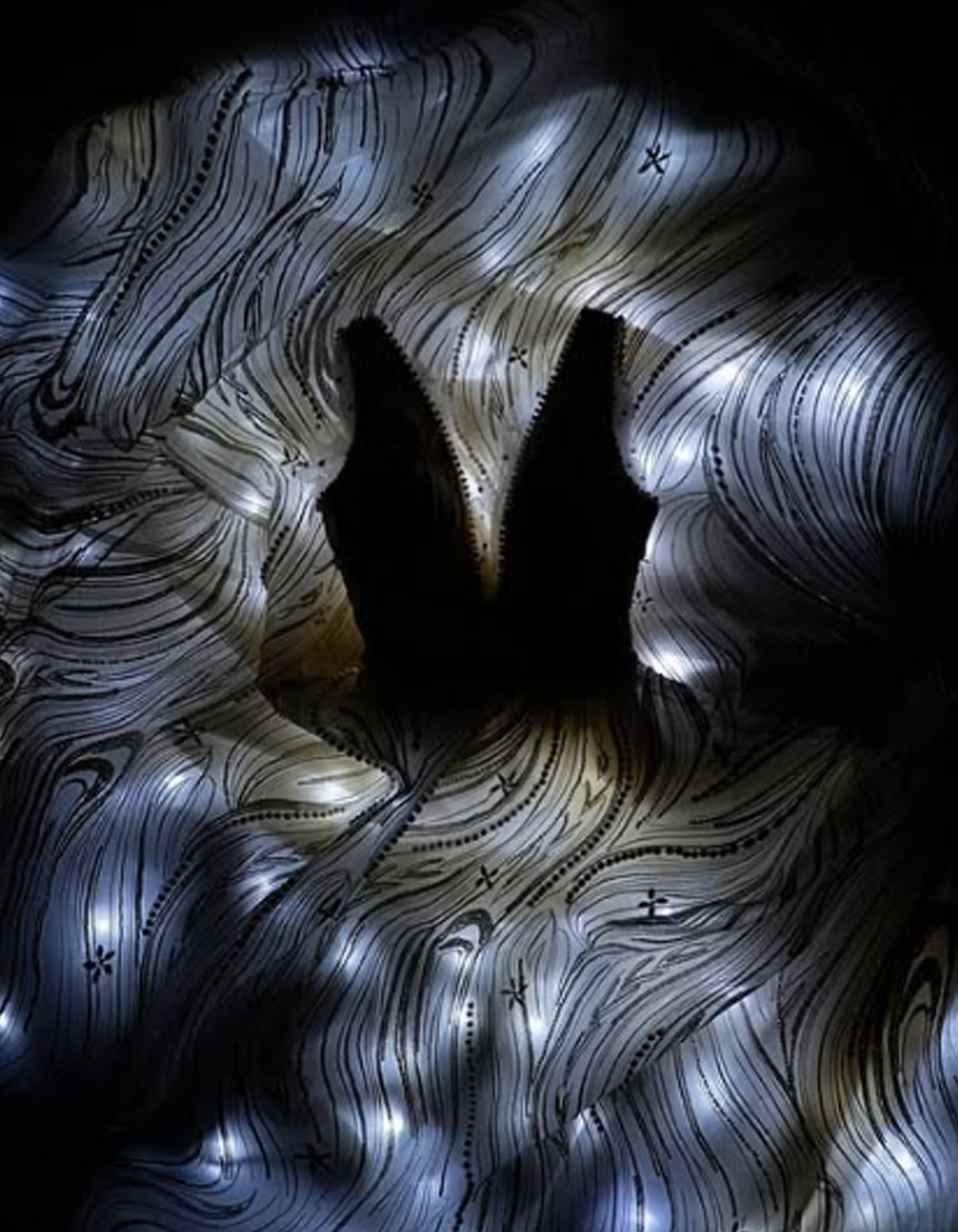 WC022 - Nova Lumière: Glow in The Dark Gown