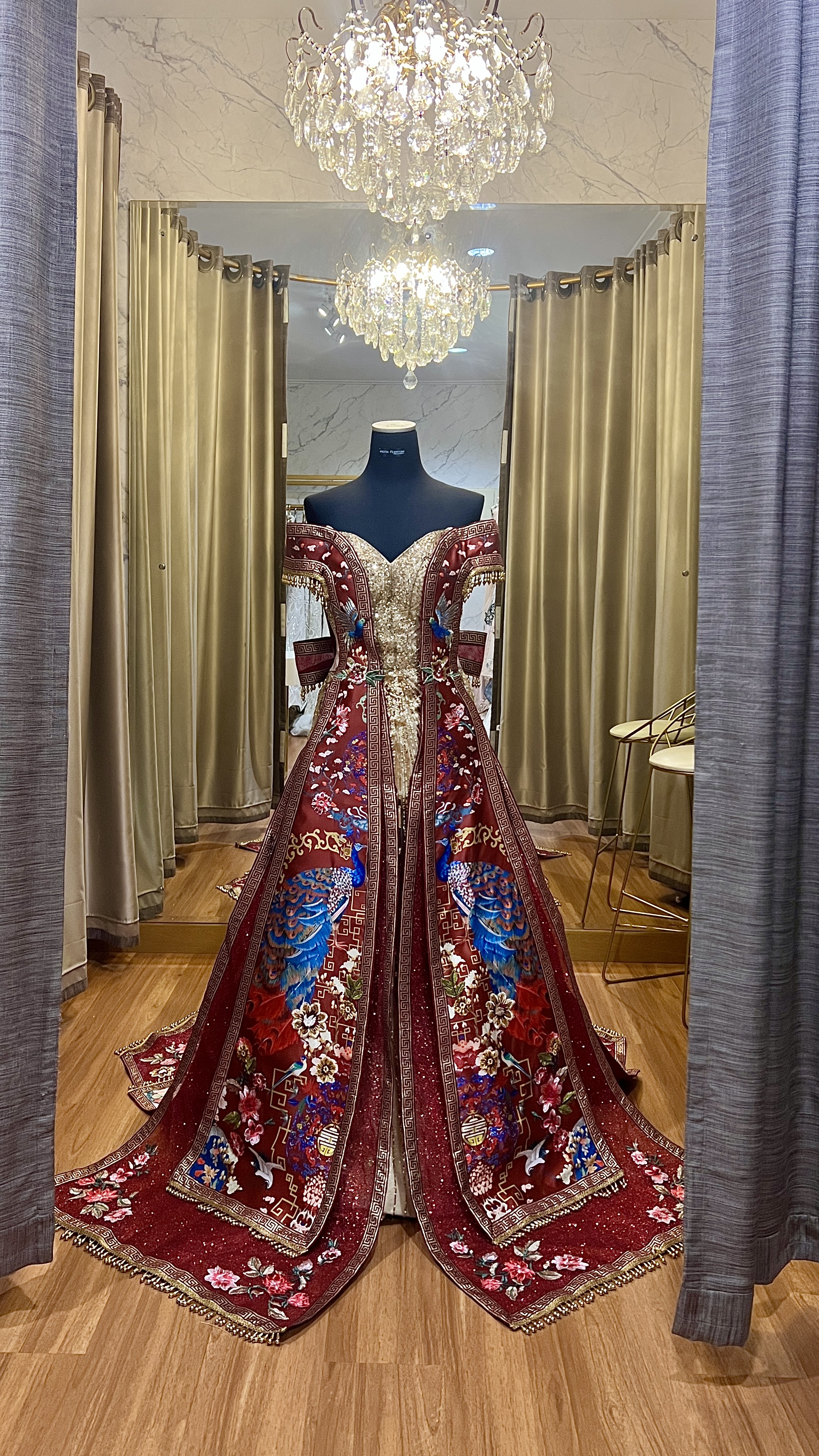 CC022 -  The Regal Winged Gown