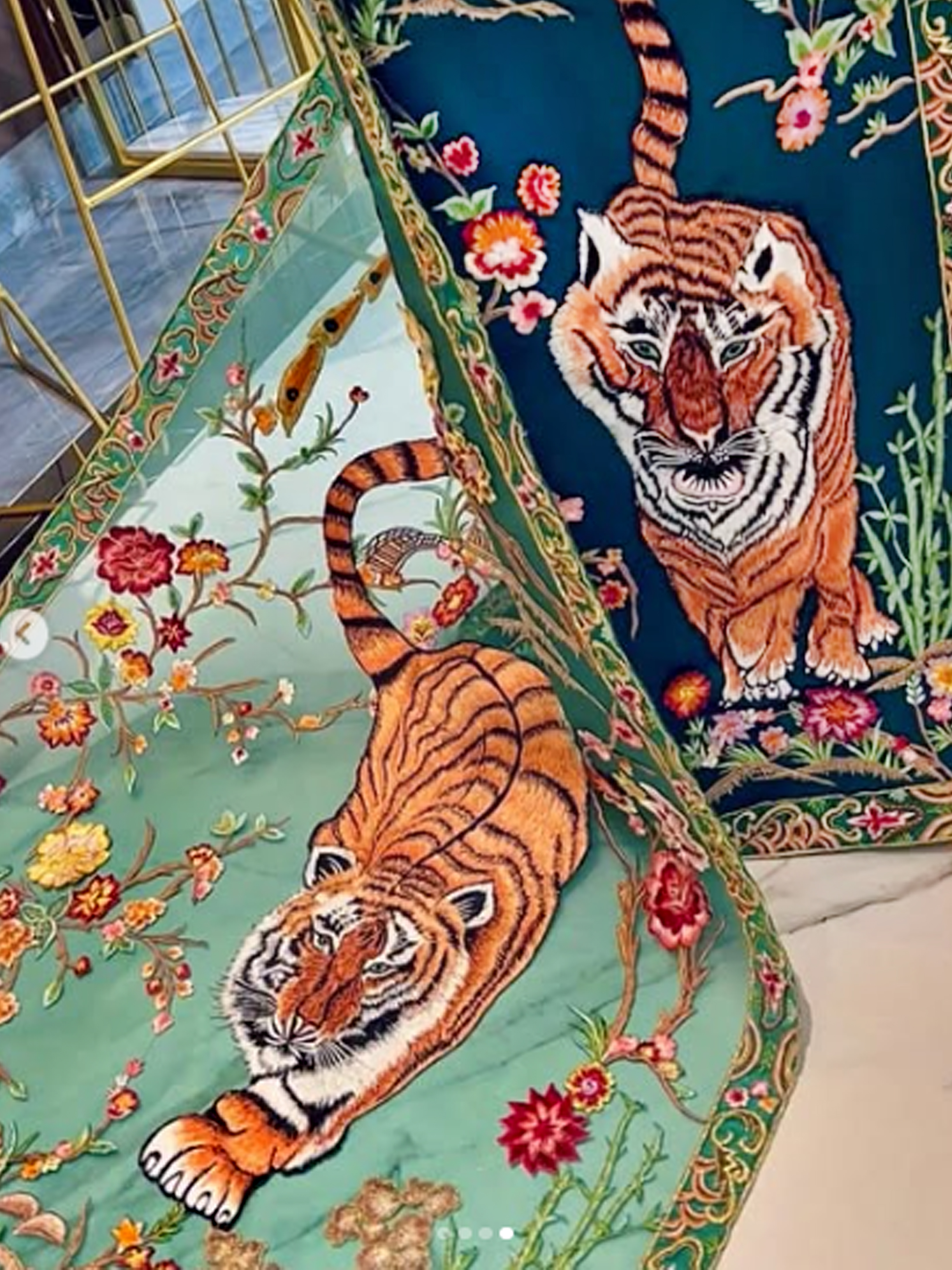 CC036 -  Majestic Harmony: The Tiger and Phoenix Cheongsam