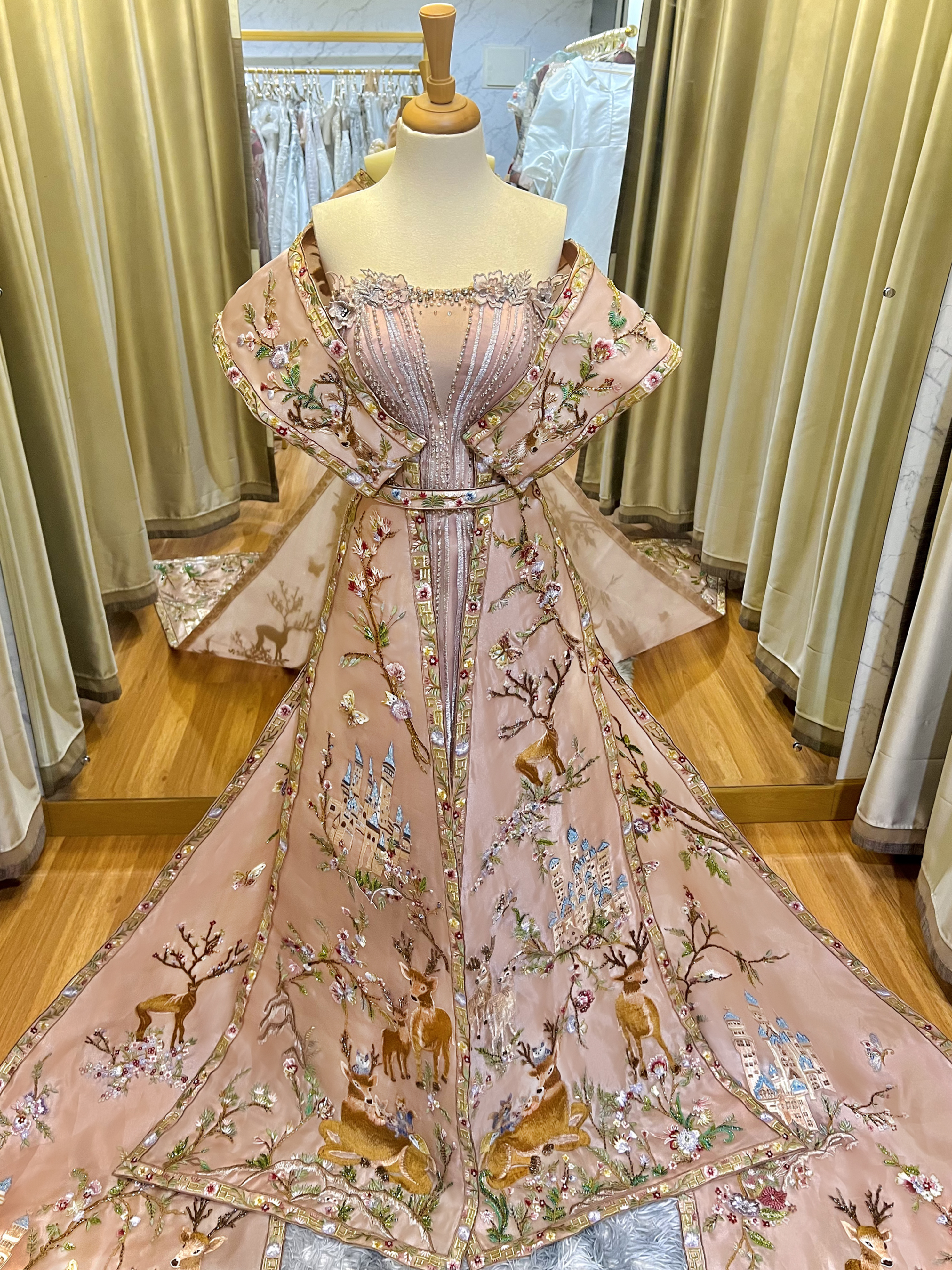 CC045 -  Whisper of Deer Castles in Rose Hue