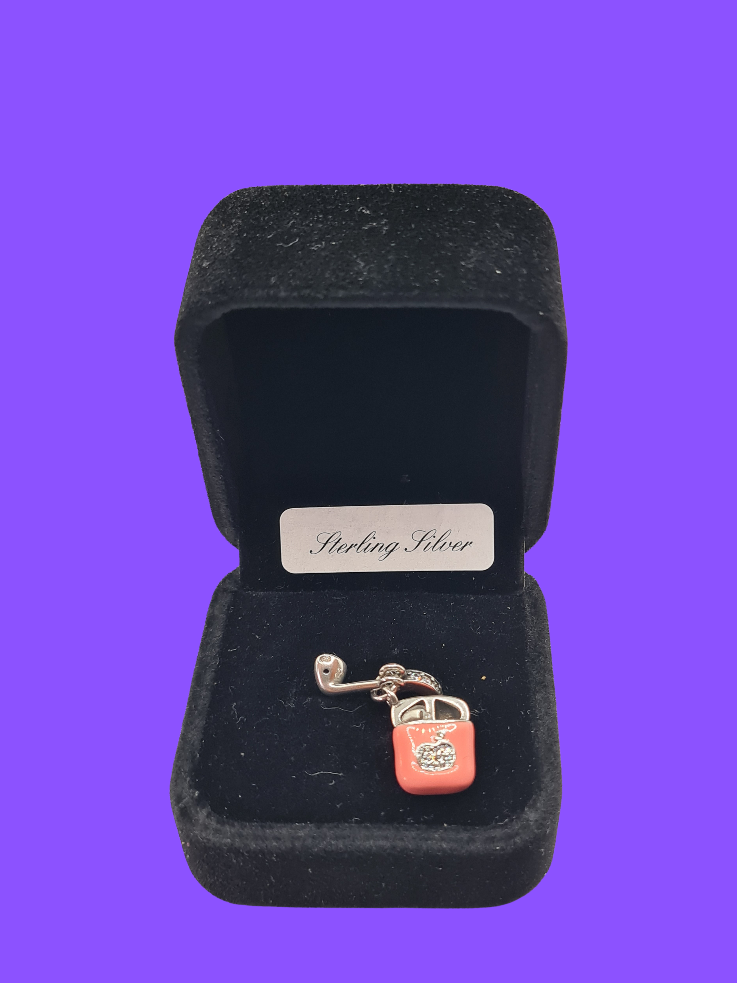 Music Ear Pods Charm – 925 Sterling Silver