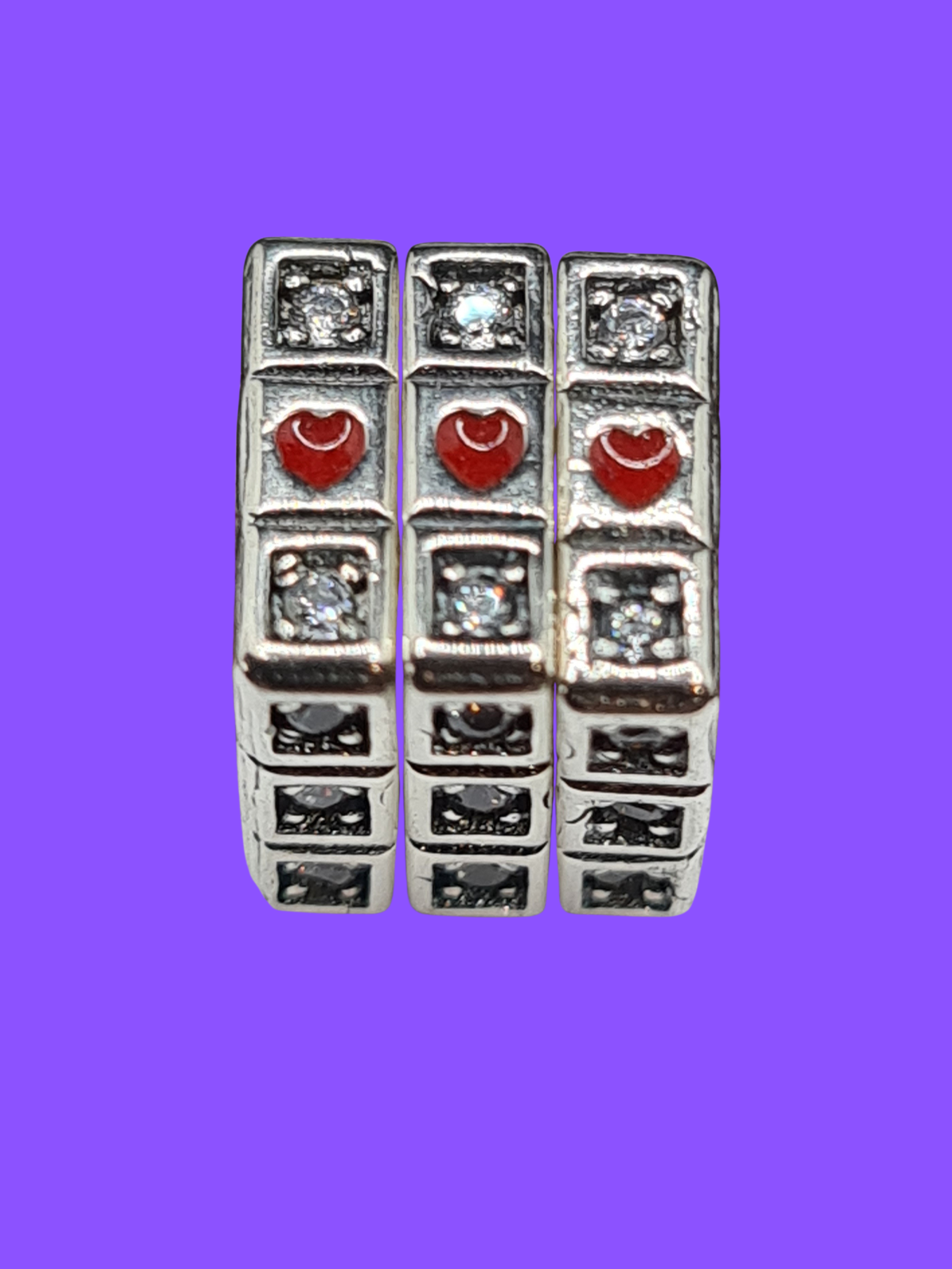 Rubik’s Cube Charm – 925 Sterling Silver  