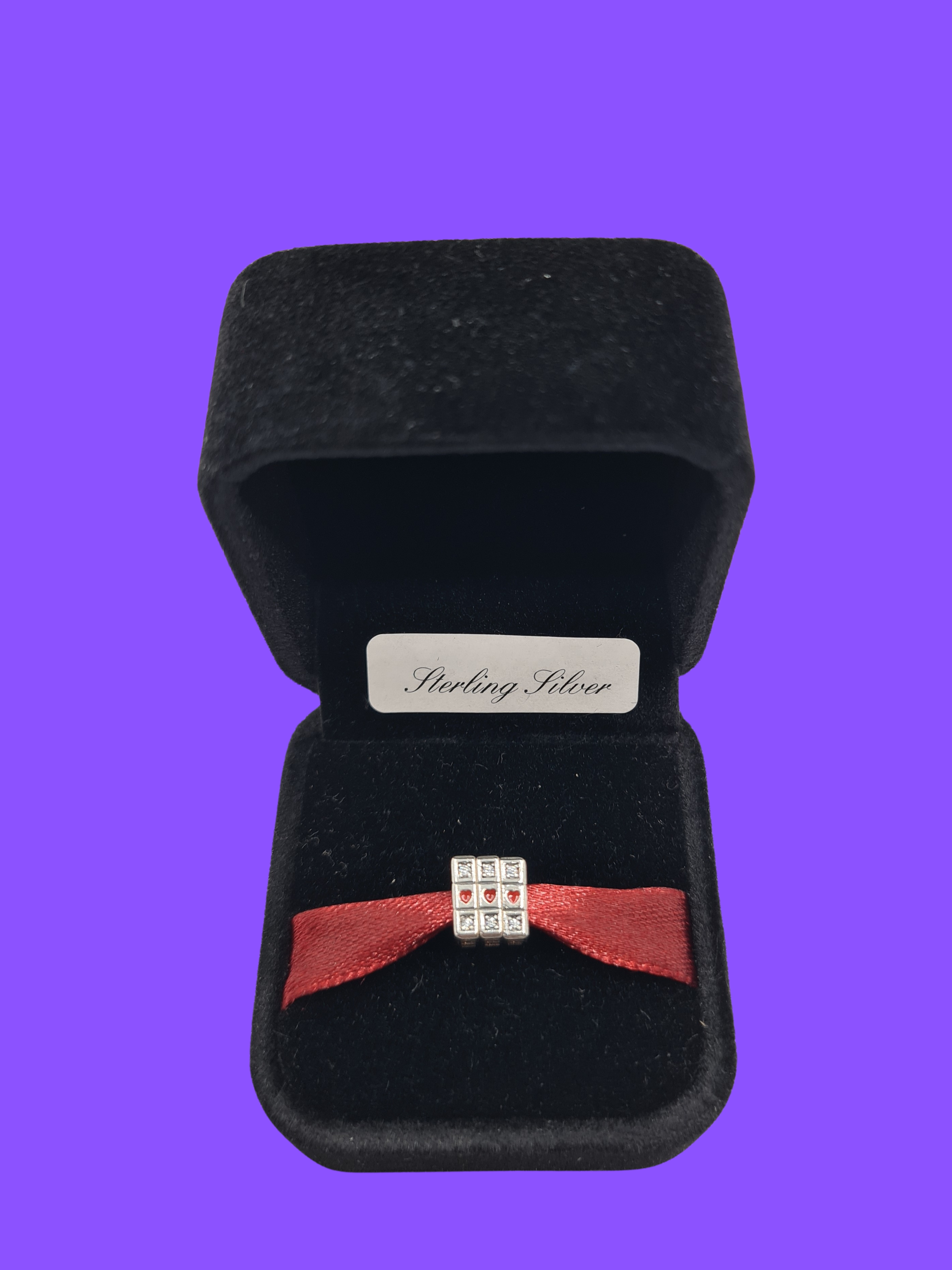 Rubik’s Cube Charm – 925 Sterling Silver  