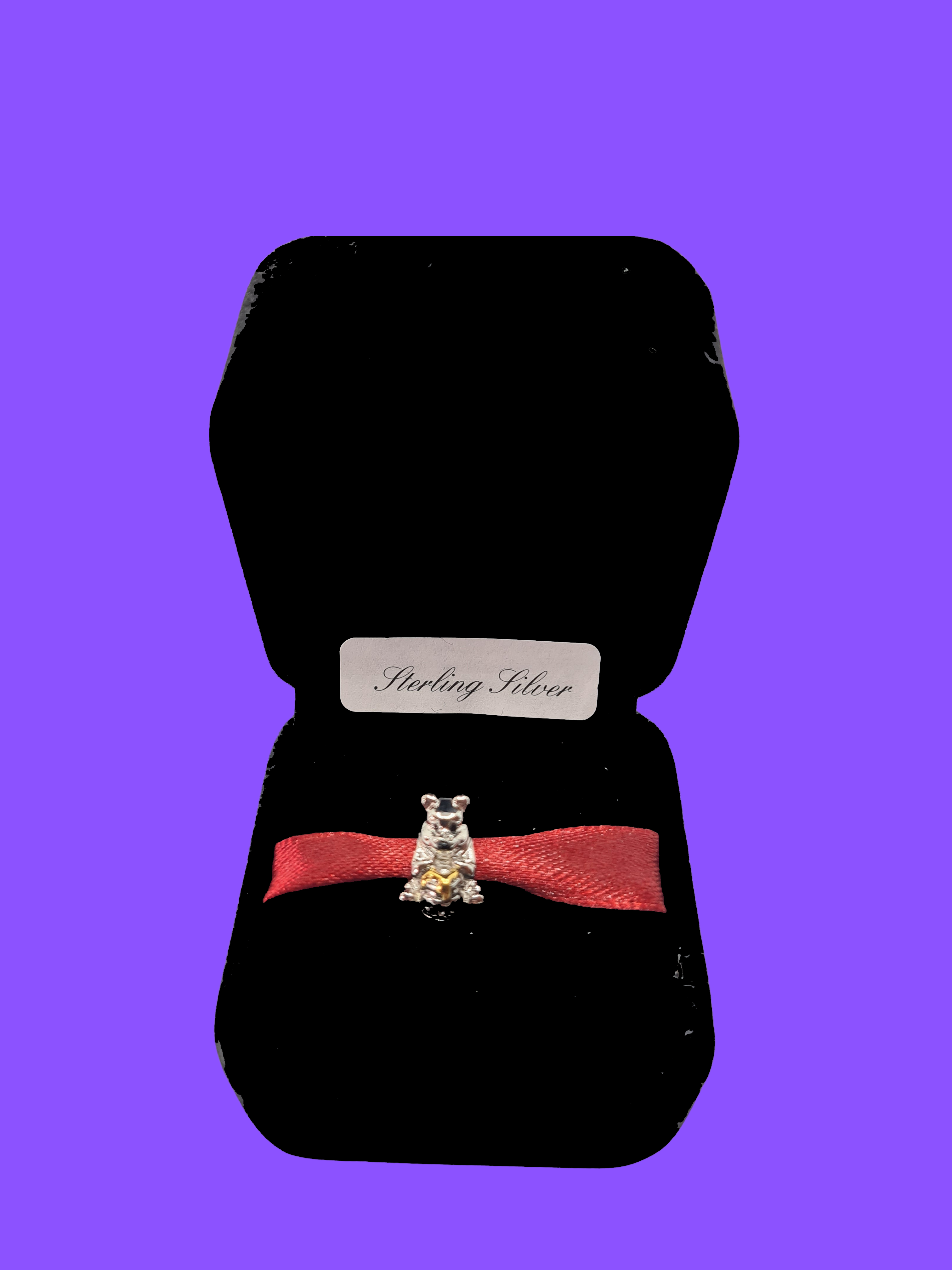 Winnie the Pooh Charm – 925 Sterling Silver