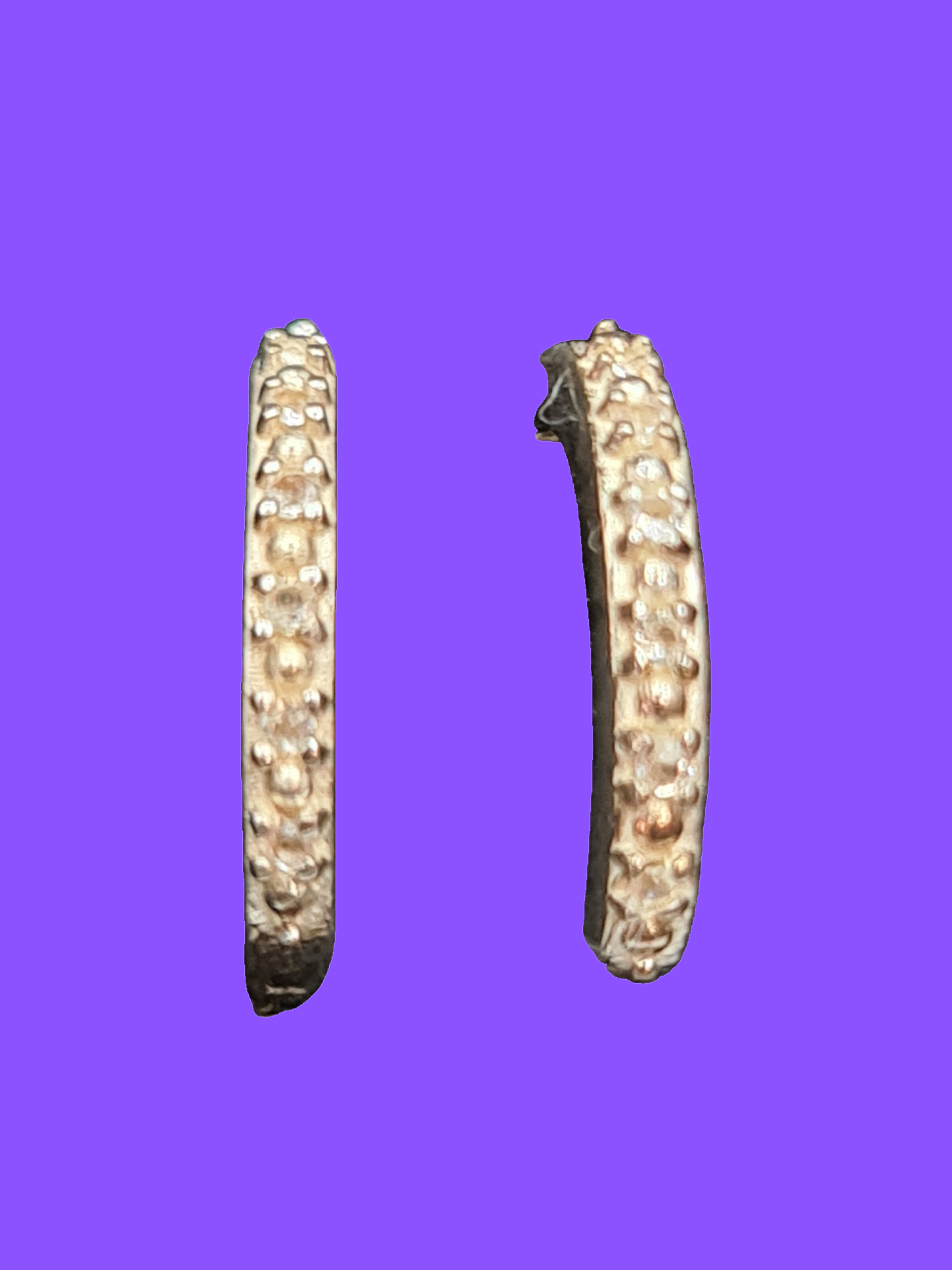 925 Sterling Silver Round Earrings