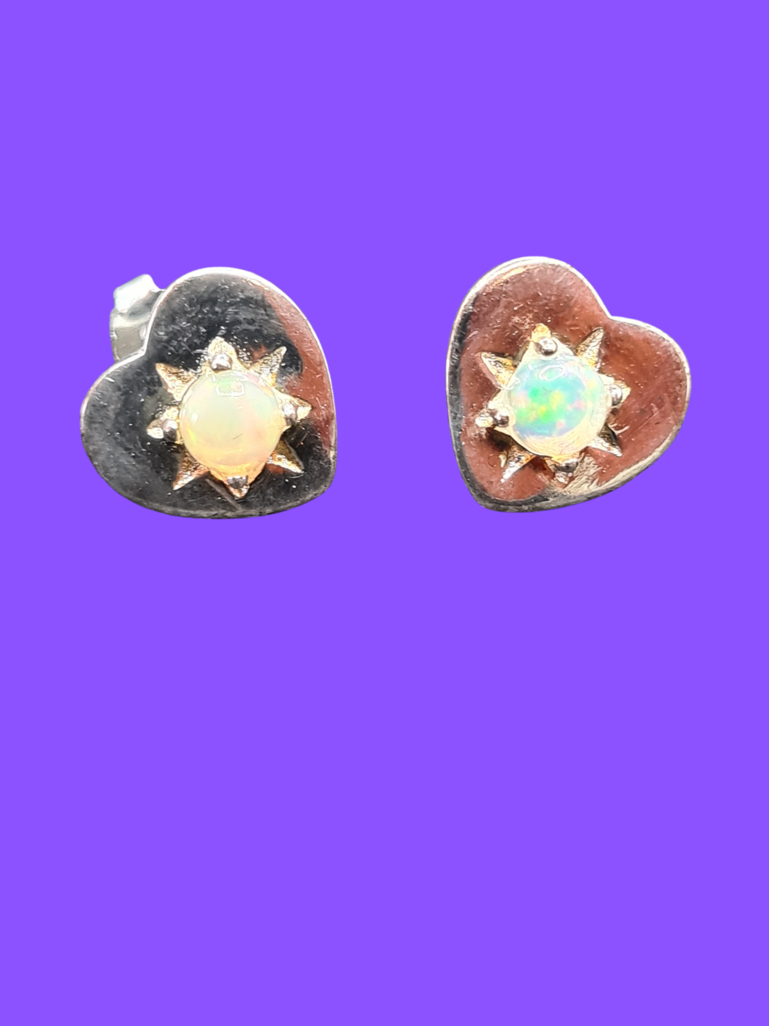 Heart Shaped (1cm) Earrings - 925 Sterling Silver