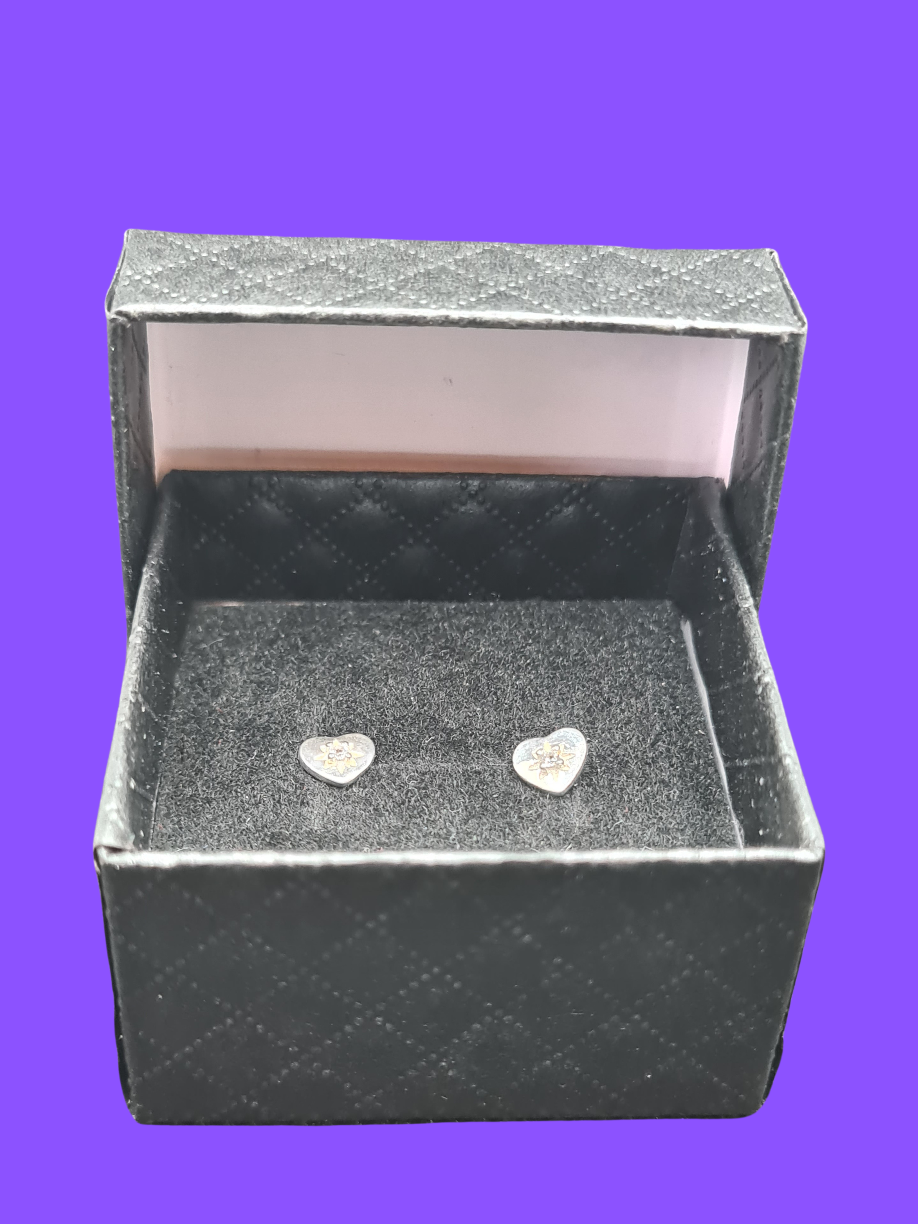 Heart Shaped (Small) Earrings - 925 Sterling Silver