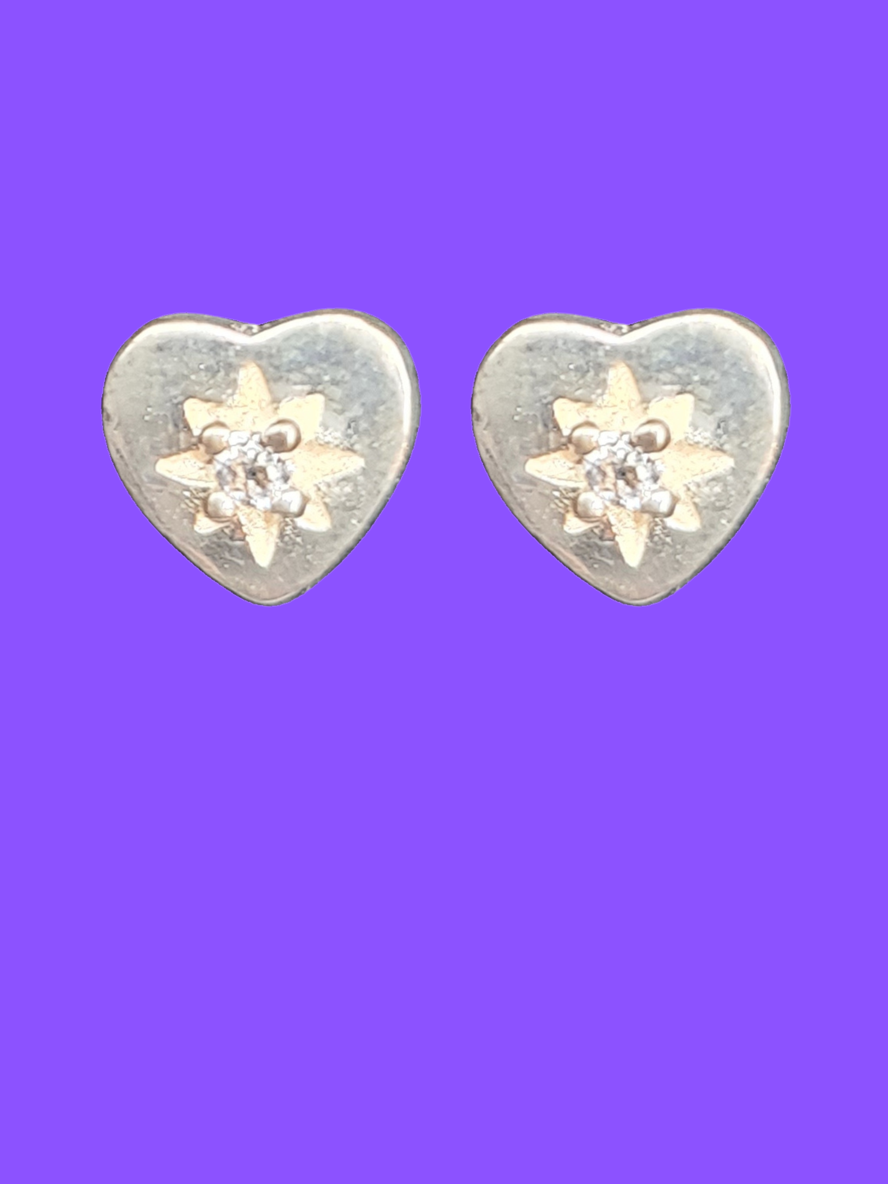 Heart Shaped (Small) Earrings - 925 Sterling Silver