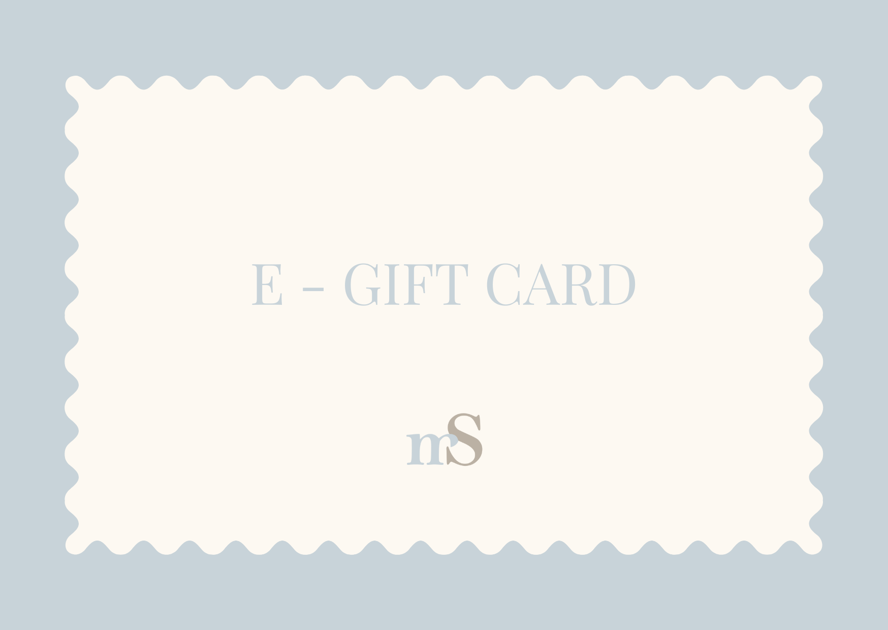E Gift Card