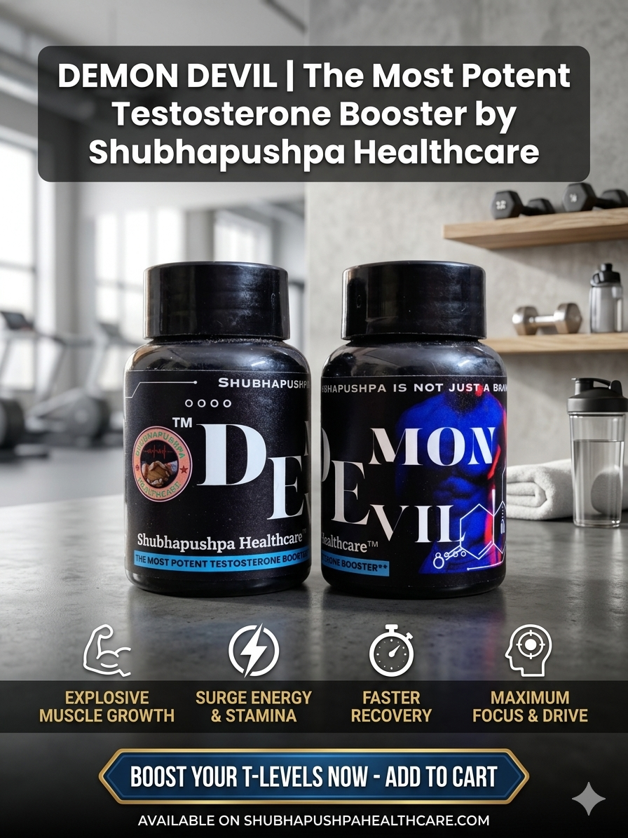 DEMON™ – The Most Potent Testosterone Booster | Premium Ayurvedic Vitality Formul