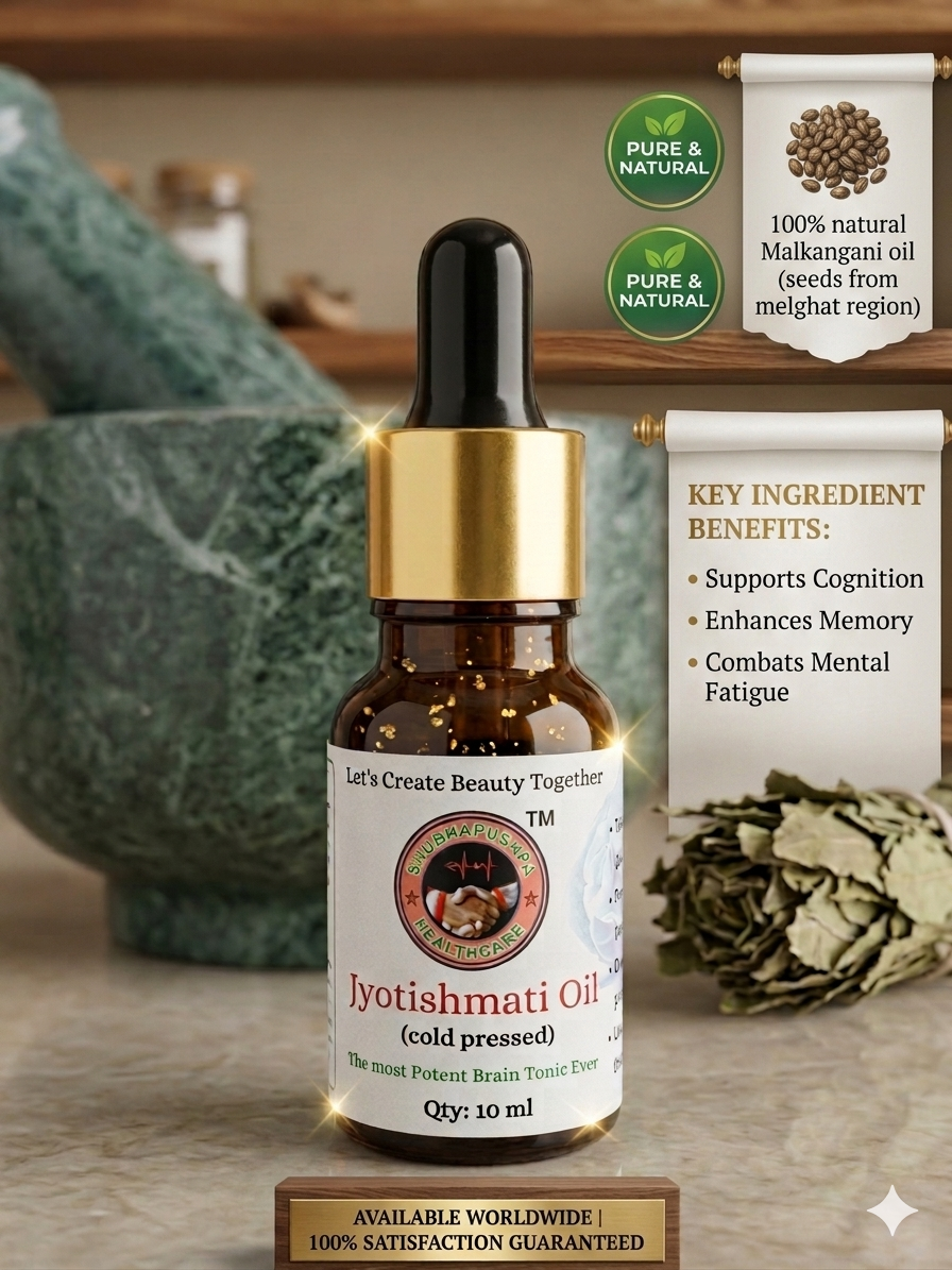 100% Pure Jyotishmati Oil – Traditional Ayurvedic Wellness Oil