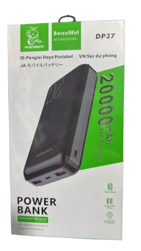 Power Bank 20,000 mAh Fast Charge 22.5 watt 