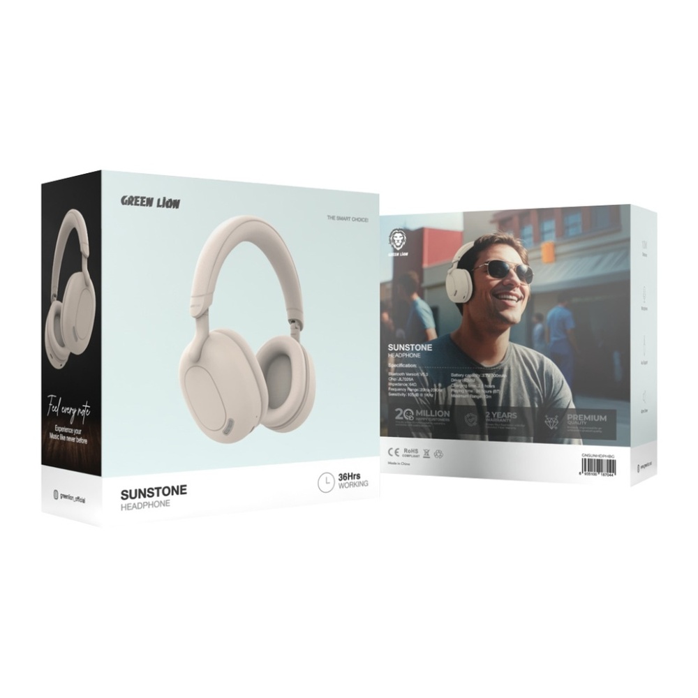 Sunstone Headphones green lion