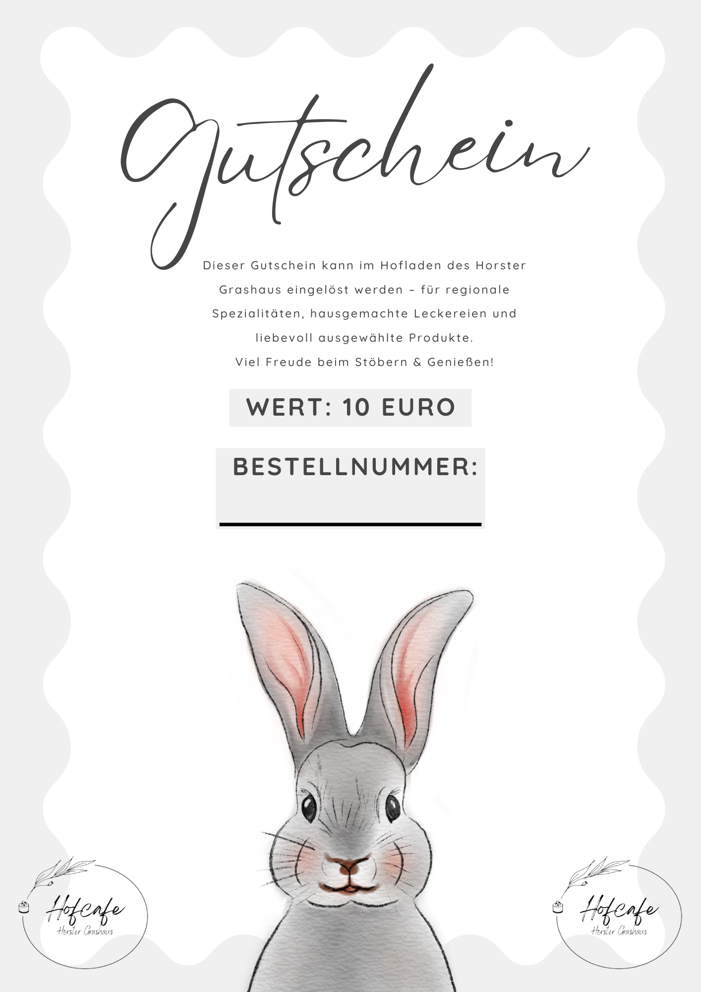 Geschenkgutschein 10€ Oster Motiv