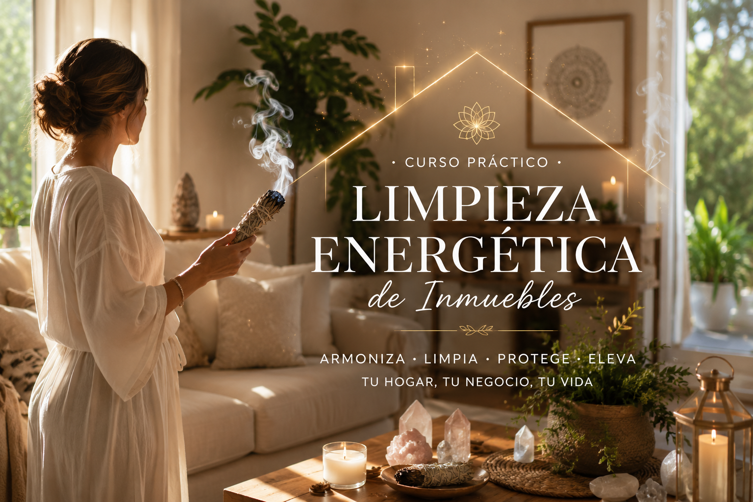 🌿 Curso Práctico de Limpieza Energética de Inmuebles