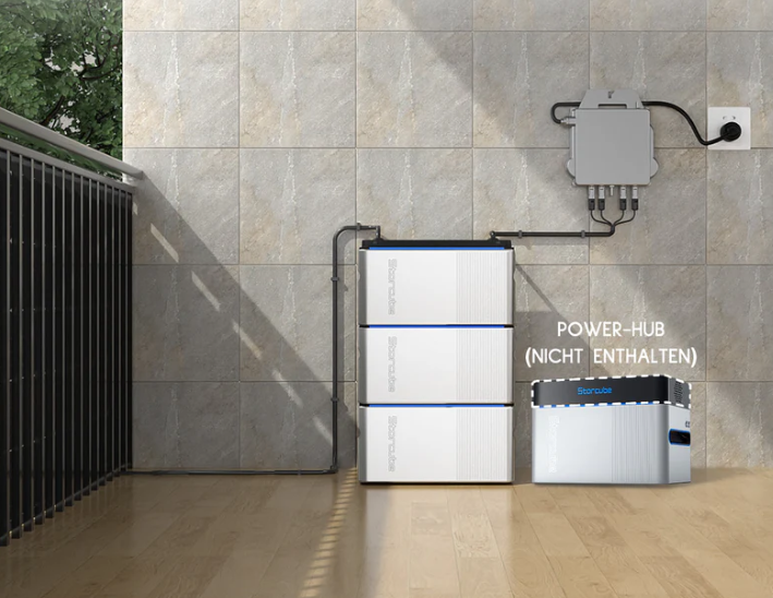 Modularer 1000W Balkonsolarspeicher