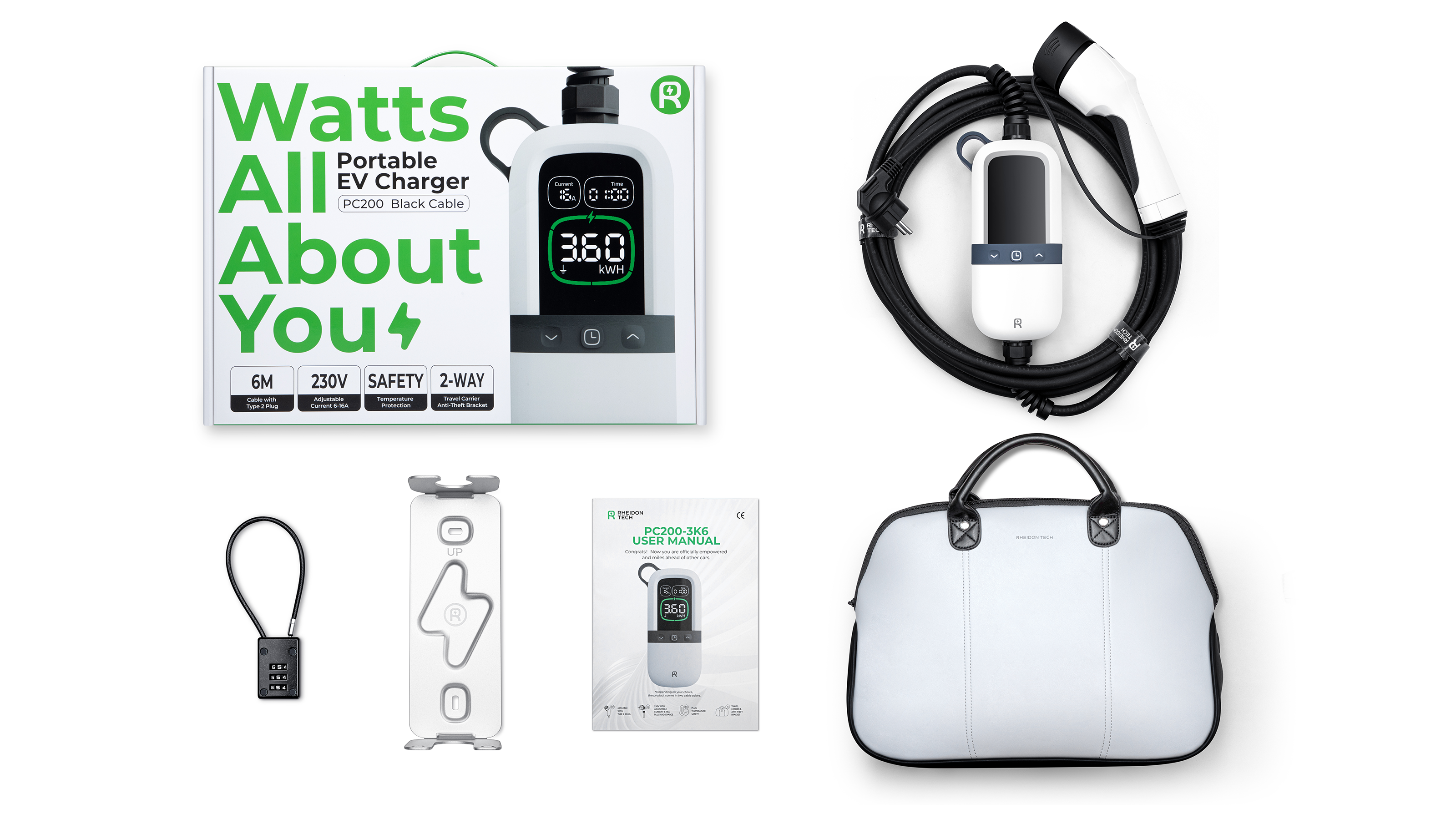 Intelligente Ladelösung Wallbox 3,6 kW  Typ 2 