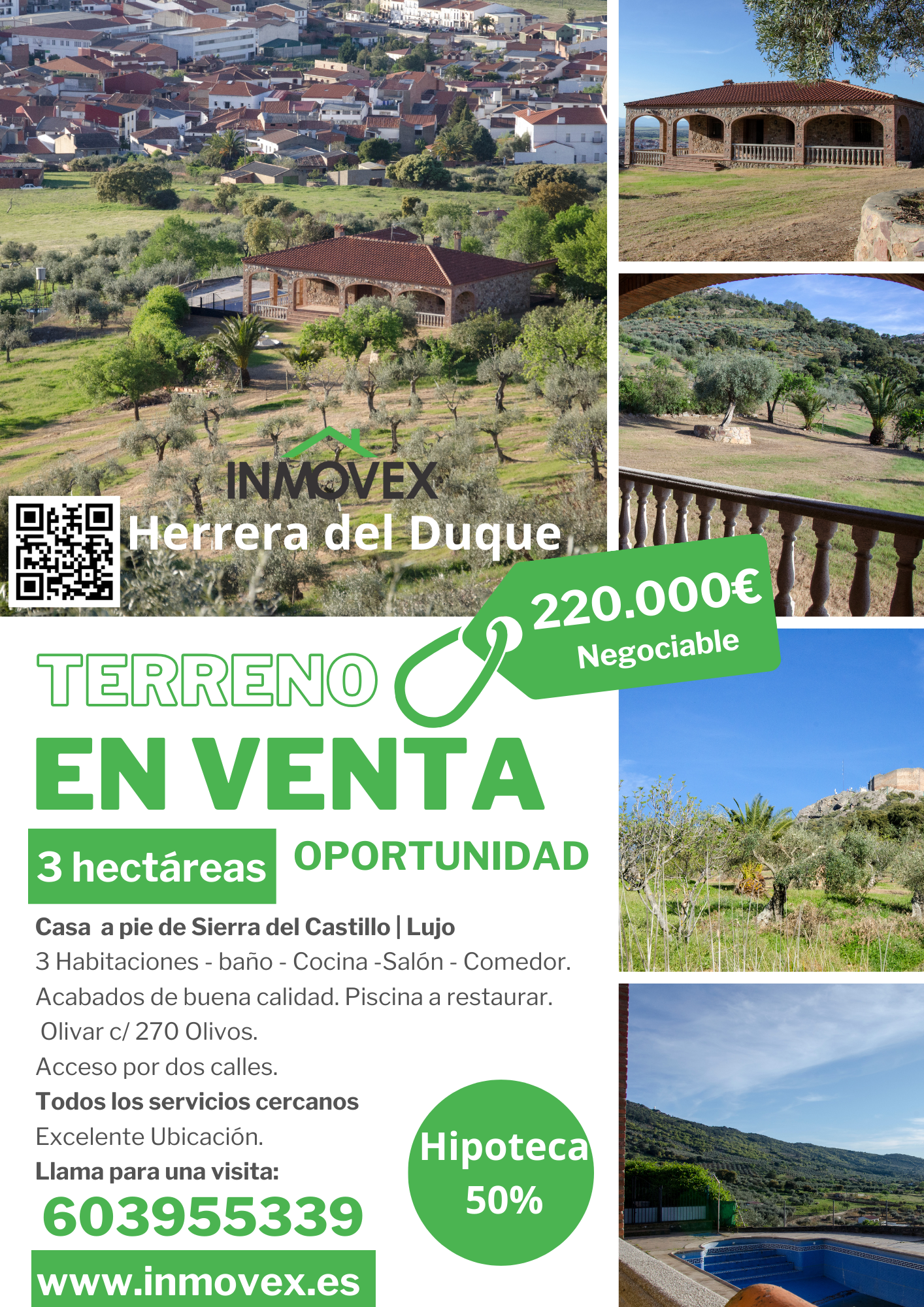 Finca única en Herrera del Duque (IXV10)