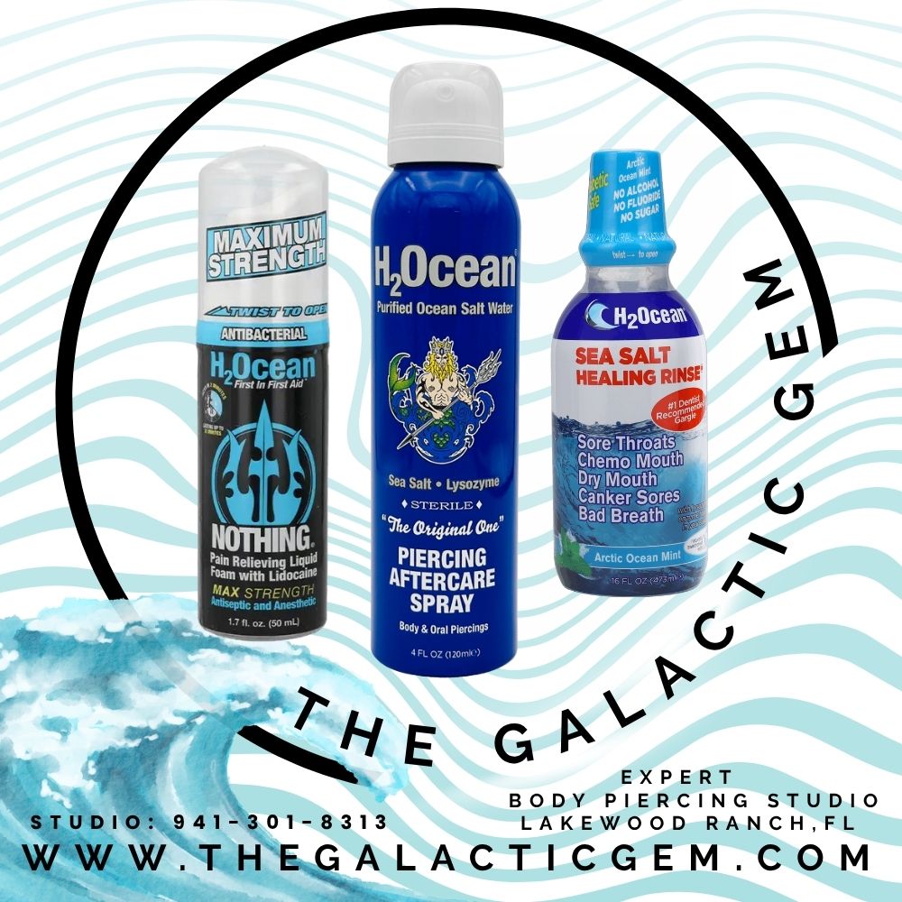 In person self checkout-Piercing with Aftercare