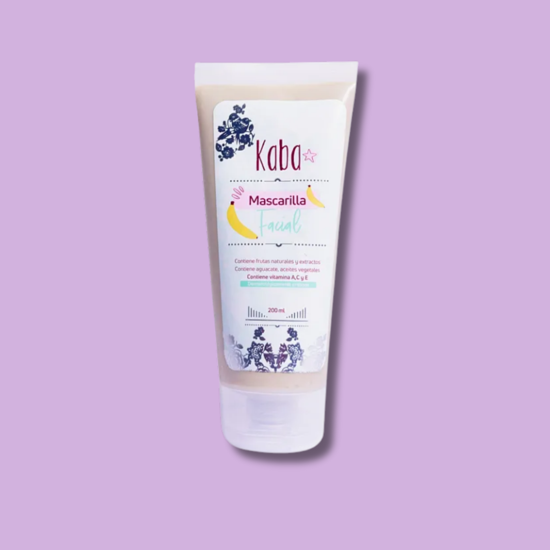 MASCARILLA FACIAL DE BANANO