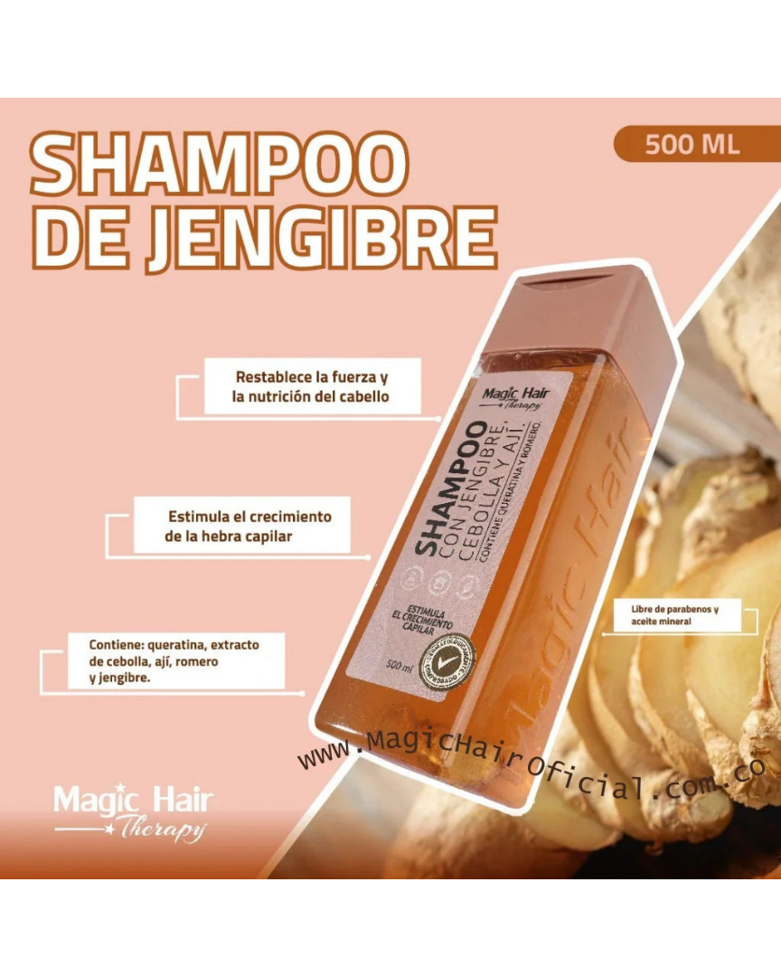 SHAMPOO CON JENGIBRE