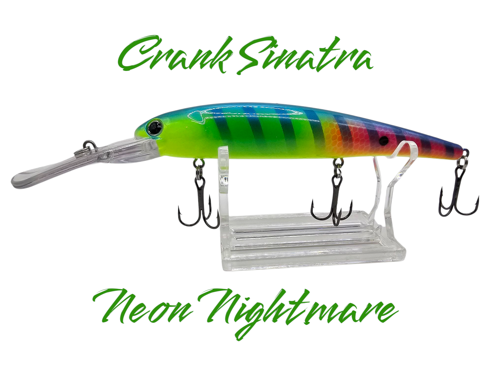 Crank Sinatra 4 3/4" Neon Nightmare Deep Diving Crankbait