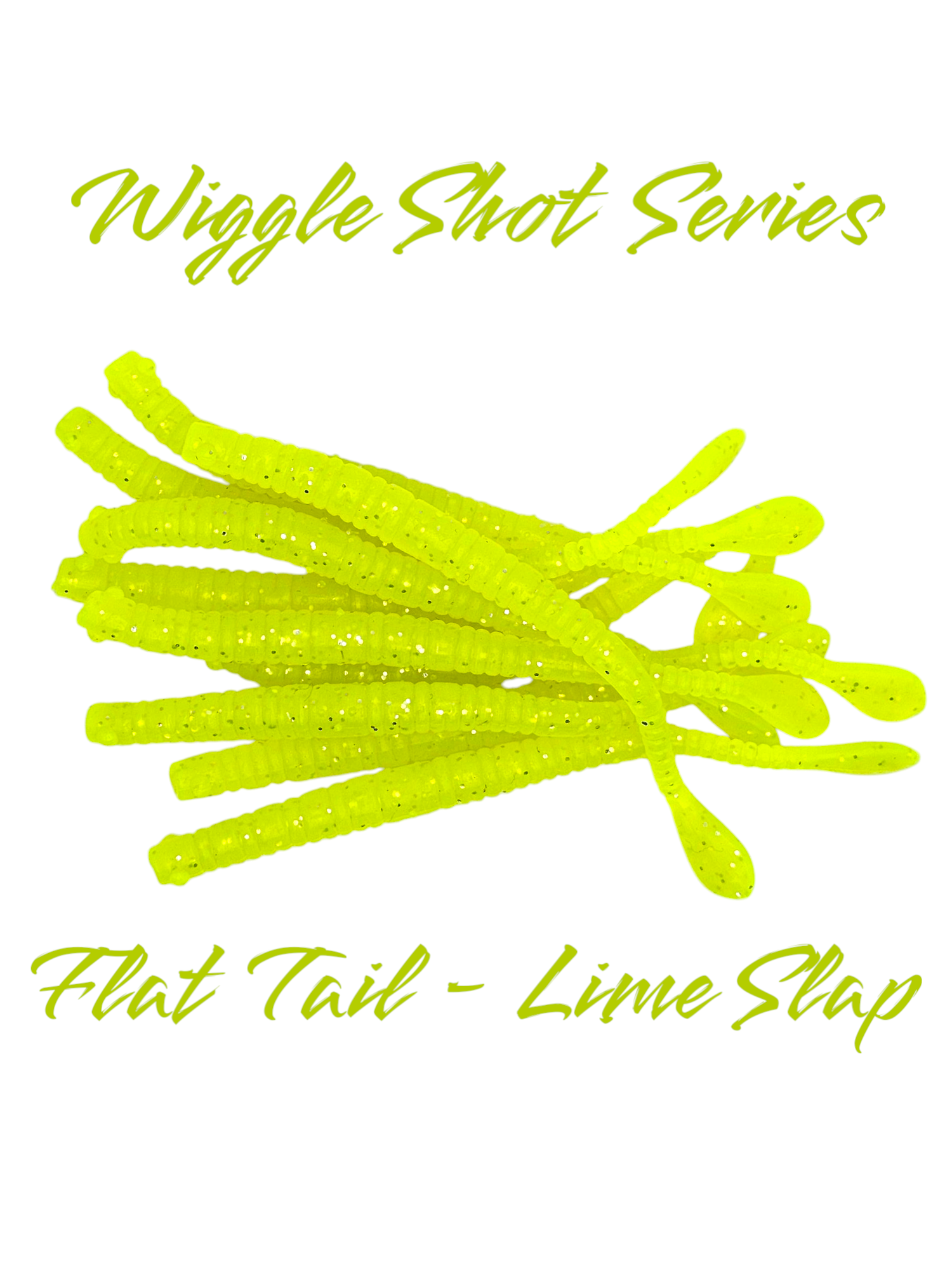 Wiggle Shot Series 4.5'' Soft Plastic Flat Tail Worm
