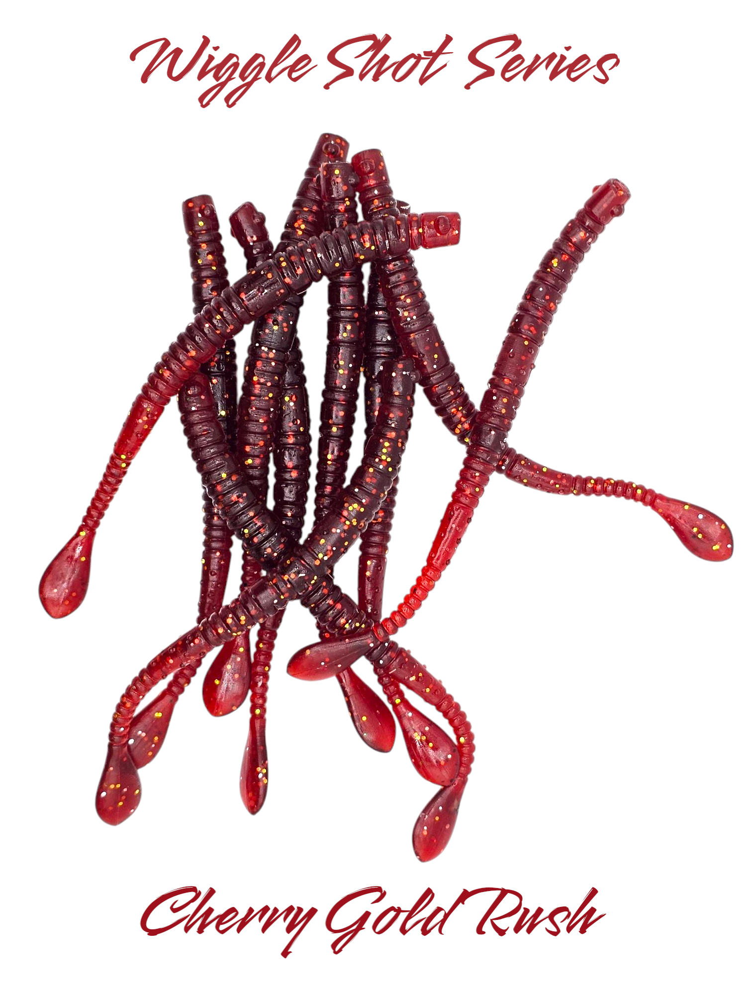 Wiggle Shot Series 4.5'' Soft Plastic Flat Tail Worm