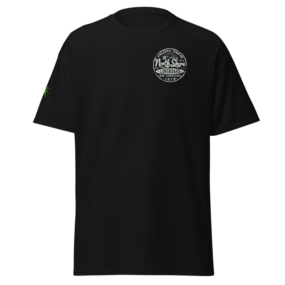 North Shore Longboard Black T-shirt