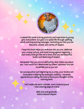 Unapologetically Me! Inspirational Coloring Book for Girls.