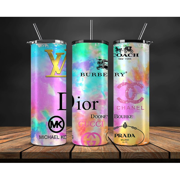 Dior, Chanel, MK Tumbler-Colorful