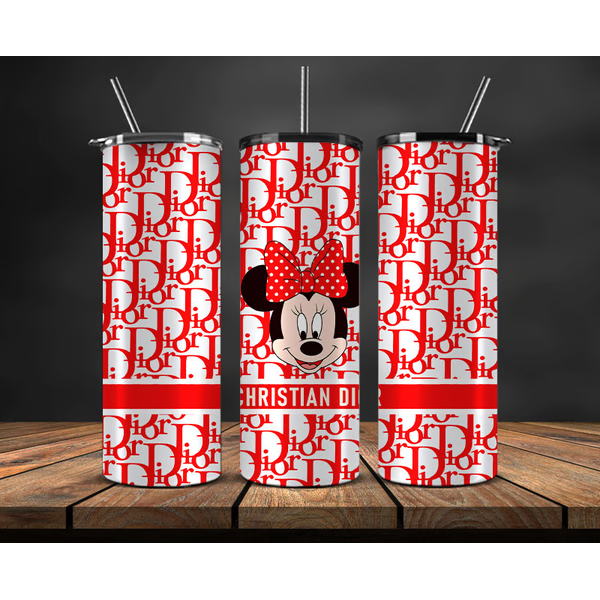Christian Dior Minnie Mouse Tumbler Red/BLK/White