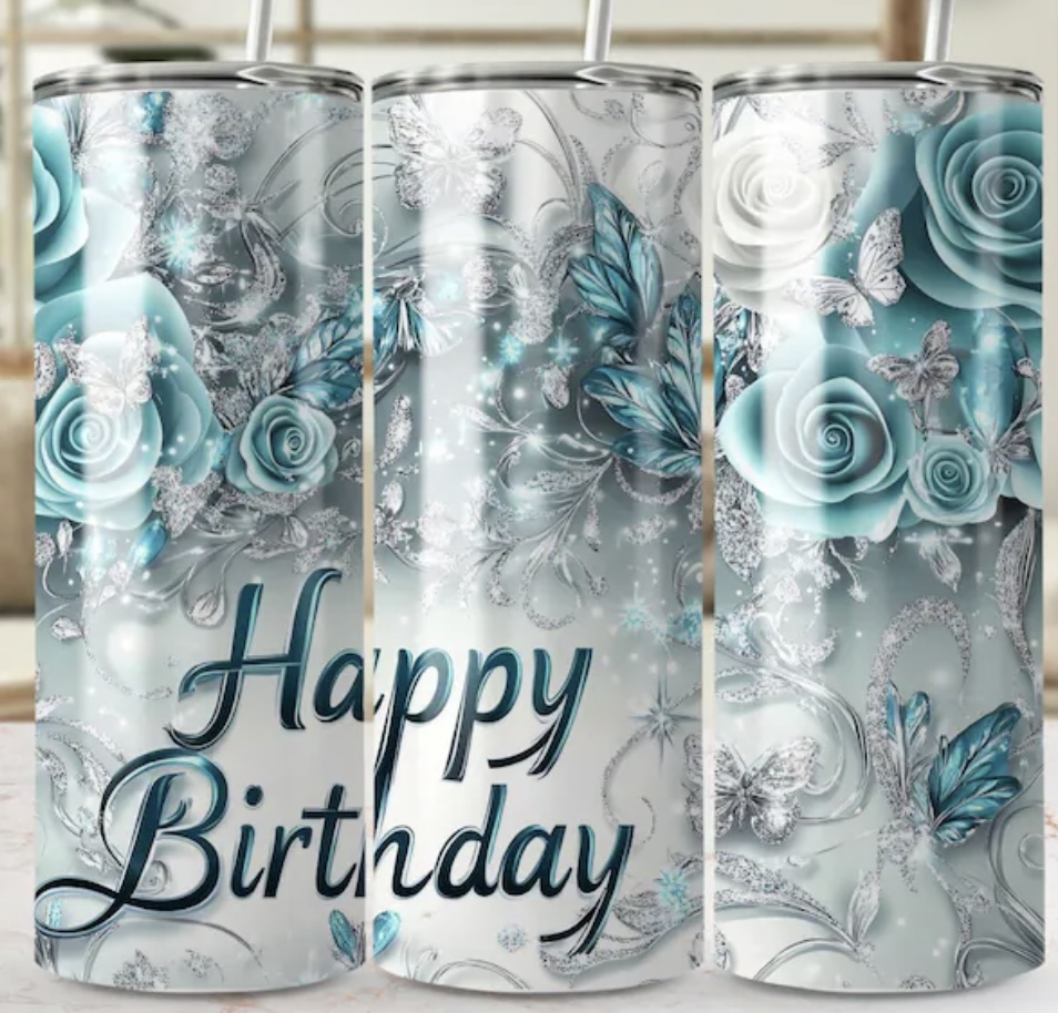 Birthday-themed Stainless Steel Tumbler