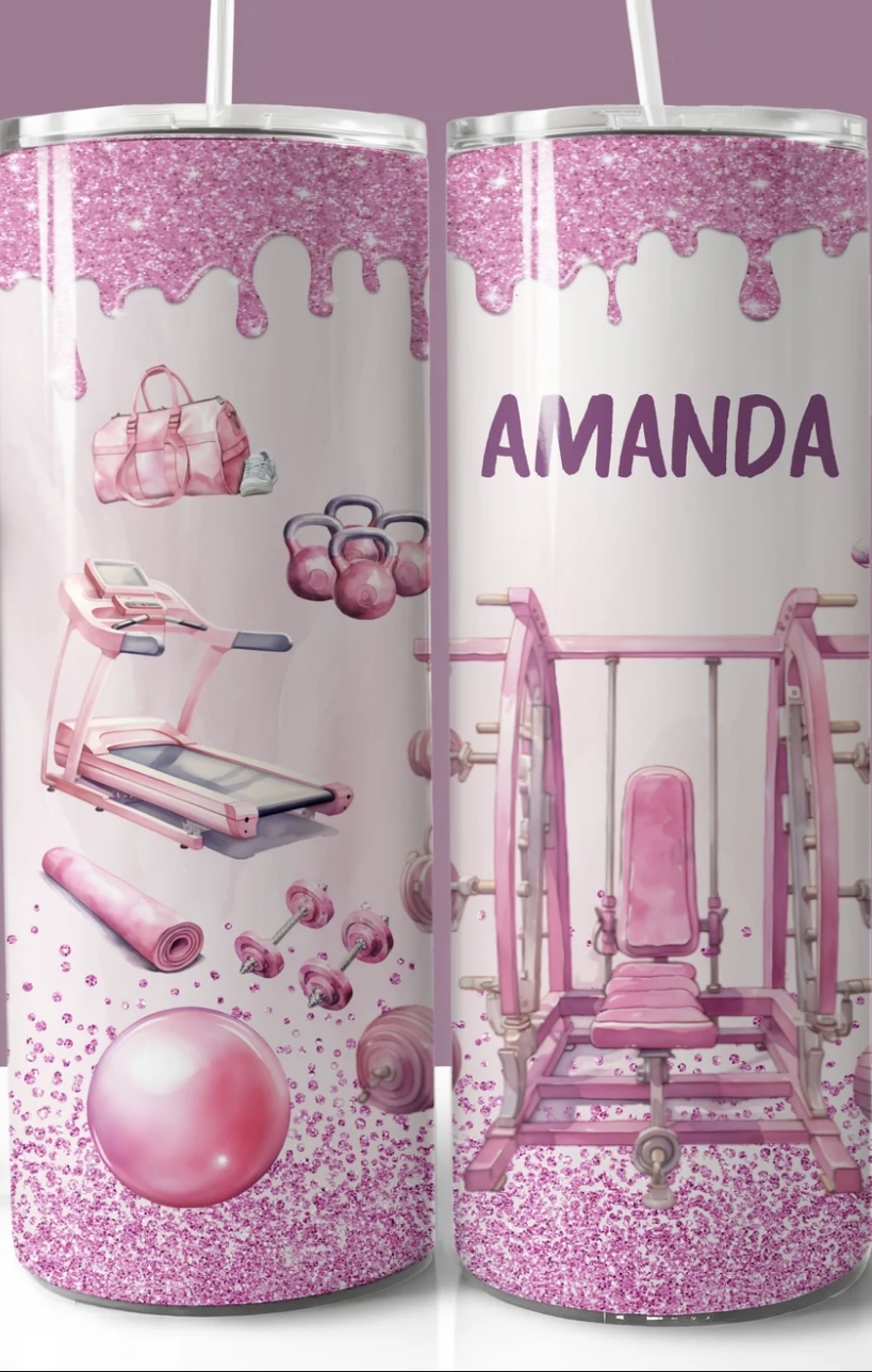 Custom Name Gym Girl 