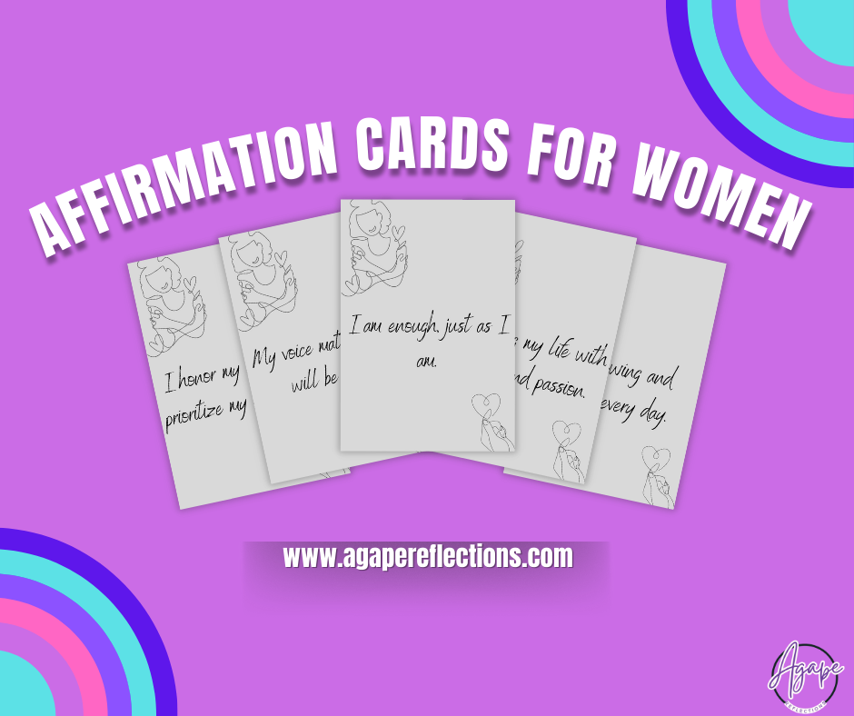 Printable Affirmation Cards For Women
