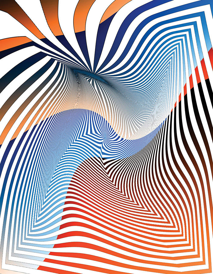 Colorful, Hypnotic Design 16"x20"