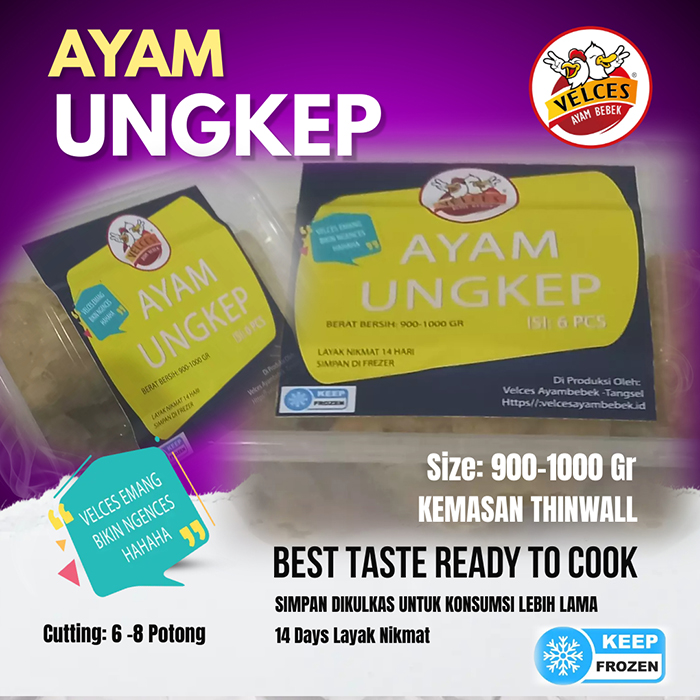 Lauk Pack ayam ungkep 900-1000 Gr