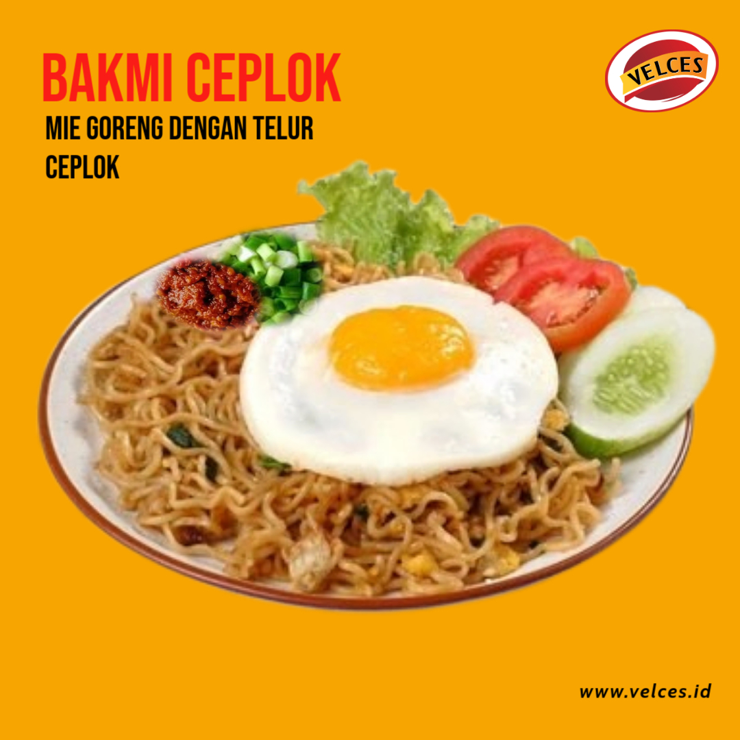 Bakmi Ceplok Velces + Bakwan