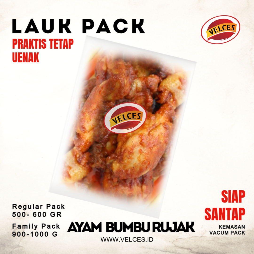 Lauk Pack Ayam Bumbu Rujak