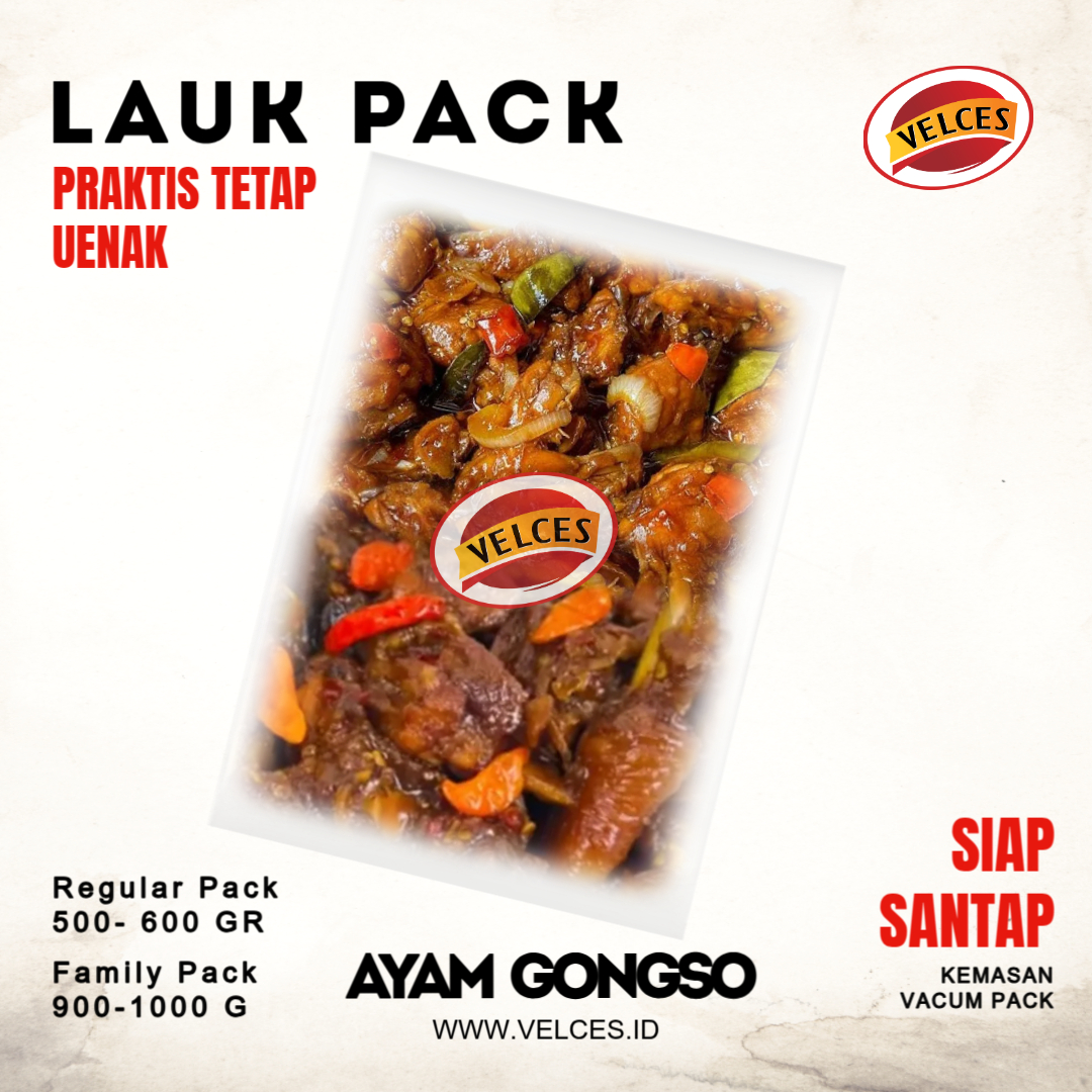 Lauk Pack Ayam Gongso