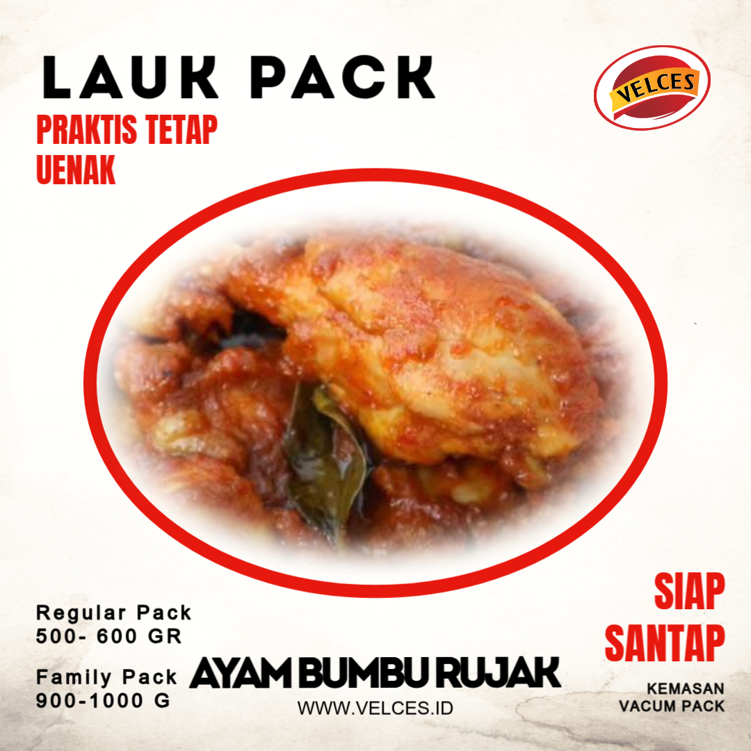 Lauk Pack Ayam Bumbu Rujak