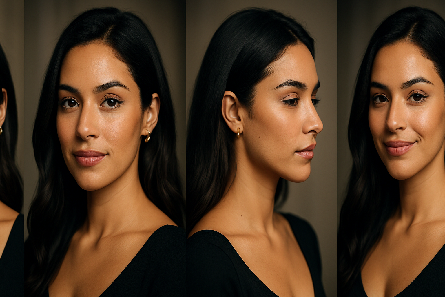 Pendientes de oro elegantes