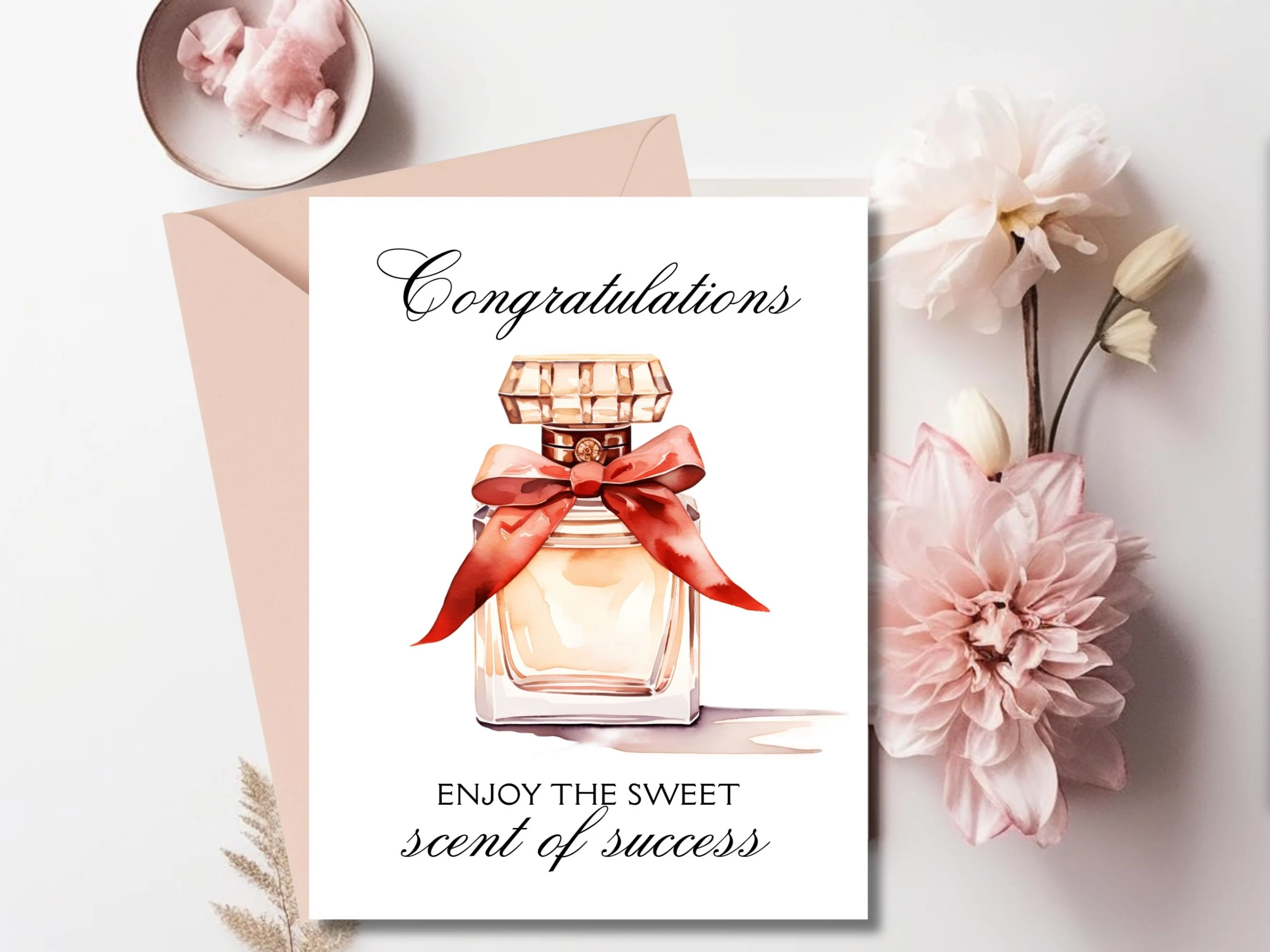 Sweet Scent of Success Greeting Card