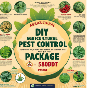Agricultural DIY Pest Control Packge All Kinds of Insects, Virus, Vactor, Fungus for 5 Shotok Area, Any Agro Crop! 580BDT for One Frequencey