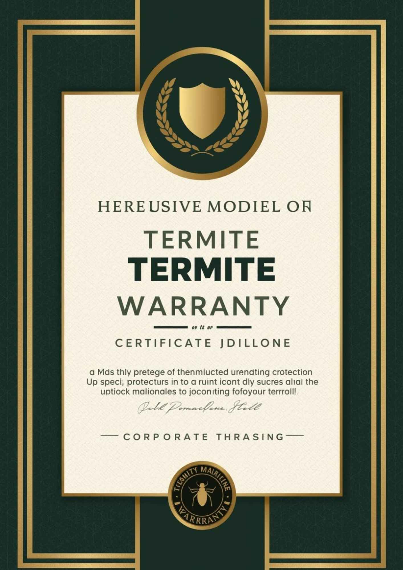 Termite Warranty Service