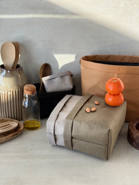 Plaunamo popieriaus krepšiukai