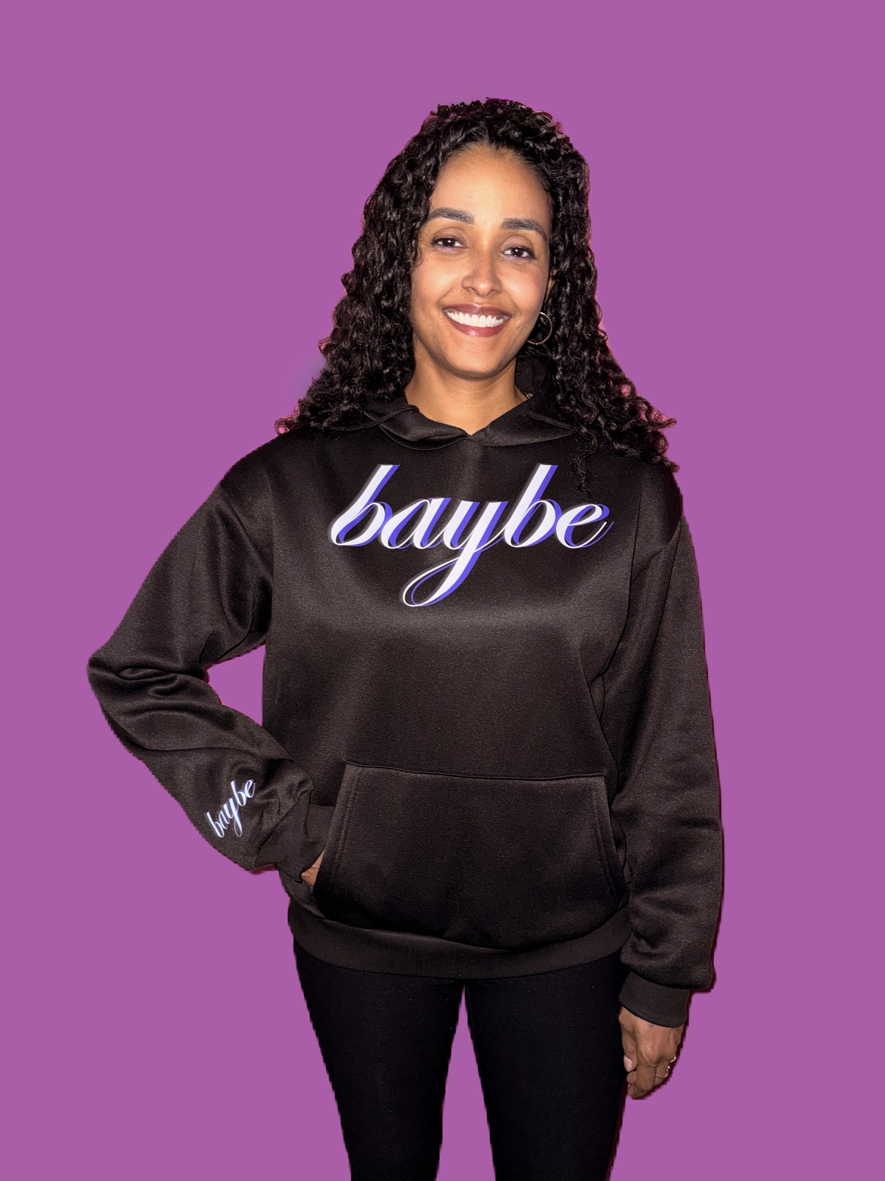 BAYBE Hoodie Purple
