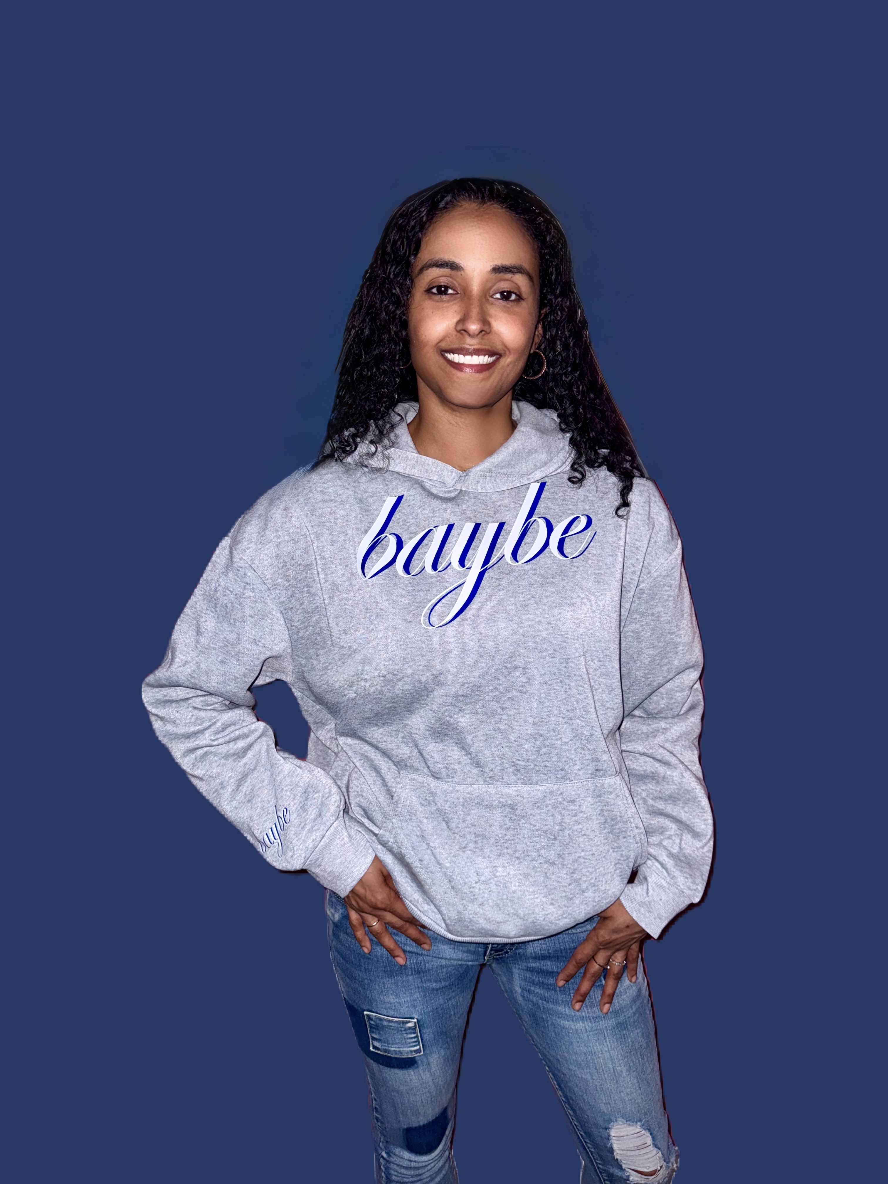 BAYBE Hoodie Navy Blue