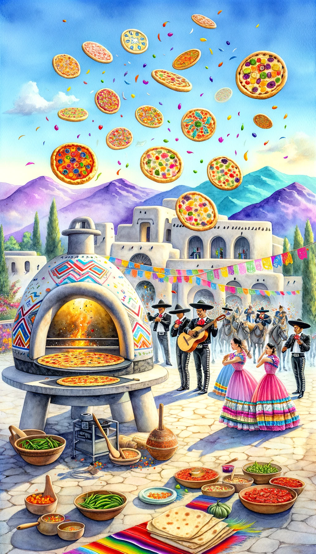 New Mexican Style Pizza Oven